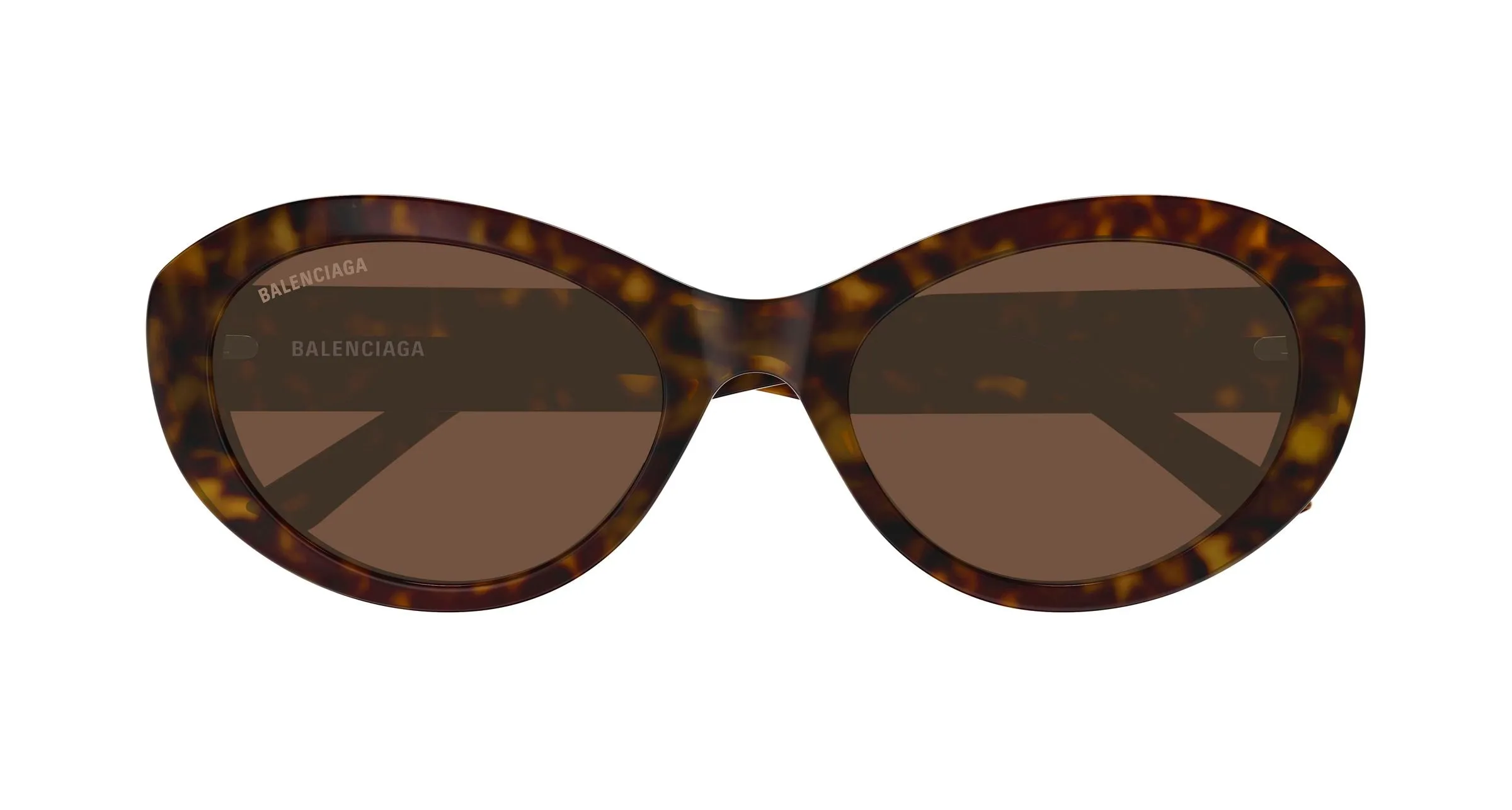 Balenciaga BB0446S 002 Occhiali da sole Acetato Havana Marrone Rotonda - immagine 2