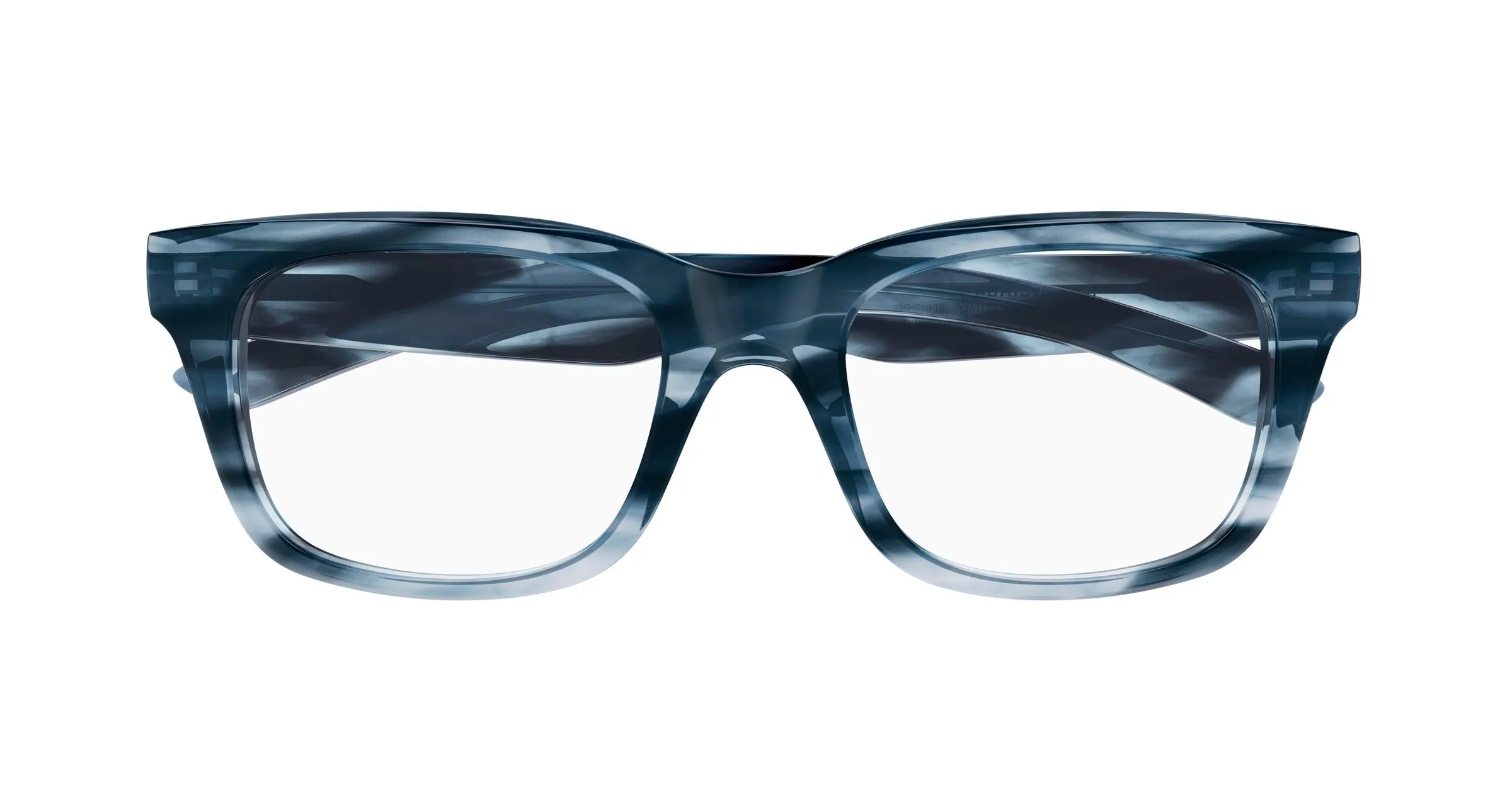 Balenciaga BB0429O 004 Montature da vista Acetato Havana Trasparente Squadrata - immagine 2