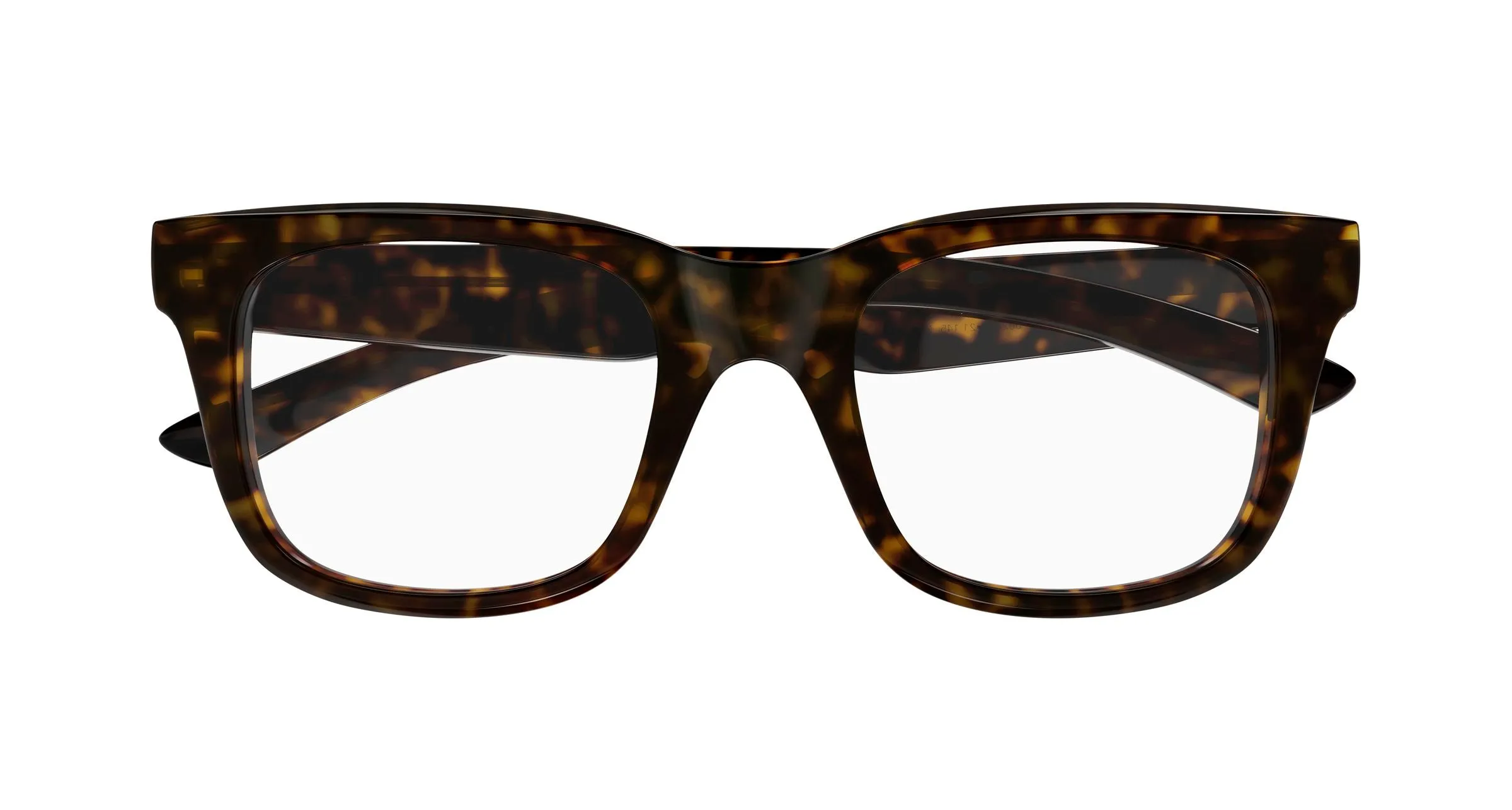 Balenciaga BB0428O 002 Montature da vista Acetato Havana Trasparente Squadrata - immagine 2