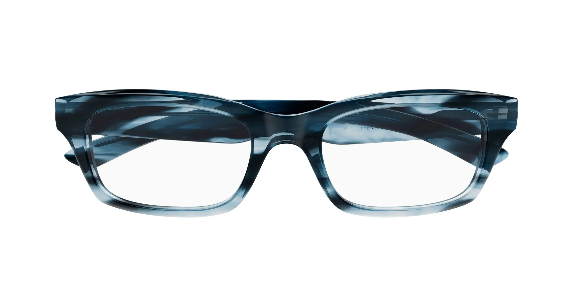 Balenciaga BB0427O 004 Montature da vista Acetato Havana Trasparente Squadrata - immagine 2