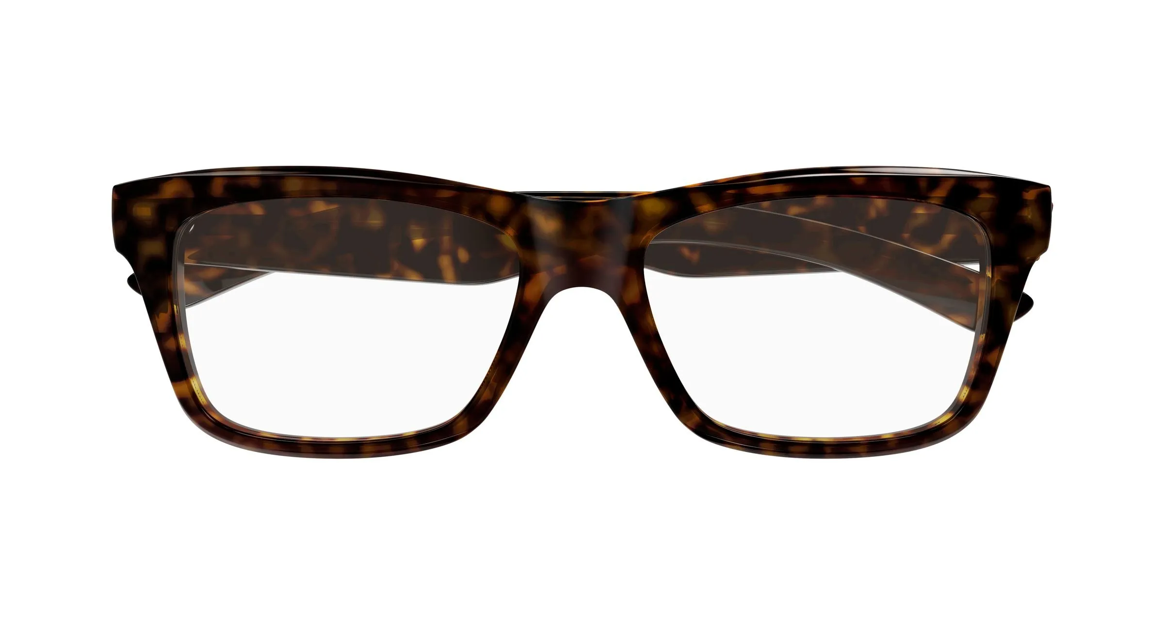 Balenciaga BB0426O 002 Montature da vista Acetato Havana Trasparente Squadrata - immagine 2