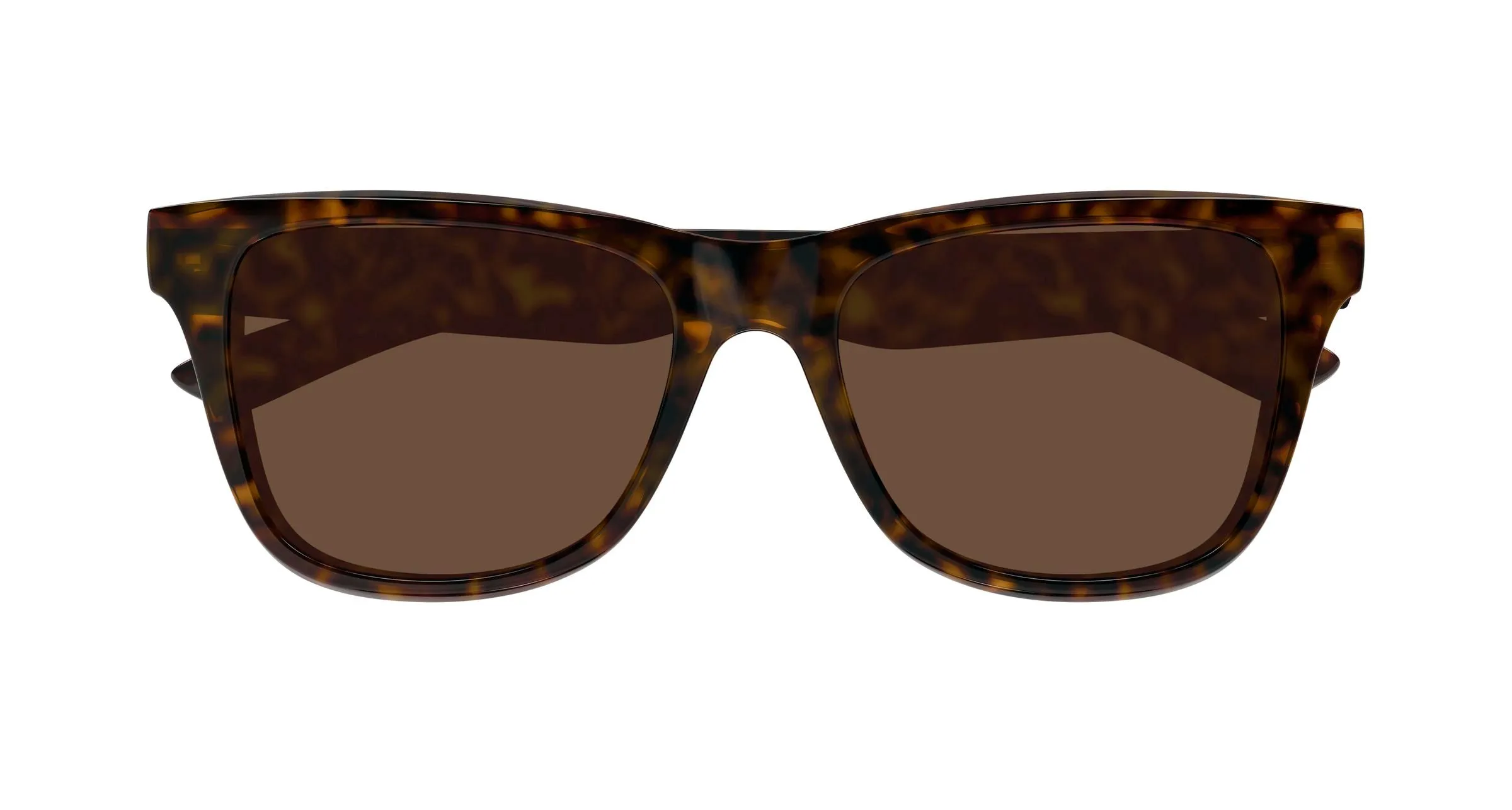 Balenciaga BB0425SK 002 Occhiali da sole Acetato Havana Marrone Squadrata - immagine 2