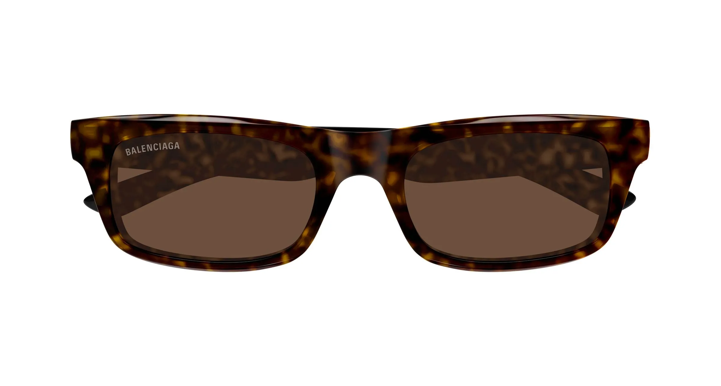 Balenciaga BB0422S 002 Occhiali da sole Acetato Havana Marrone Squadrata - immagine 2