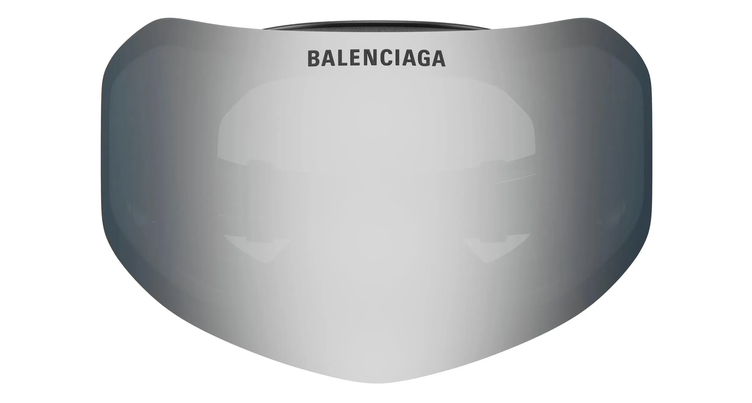 Balenciaga BB0379S 002 Maschere da sci Acetato Nero Argento Maschera - immagine 2