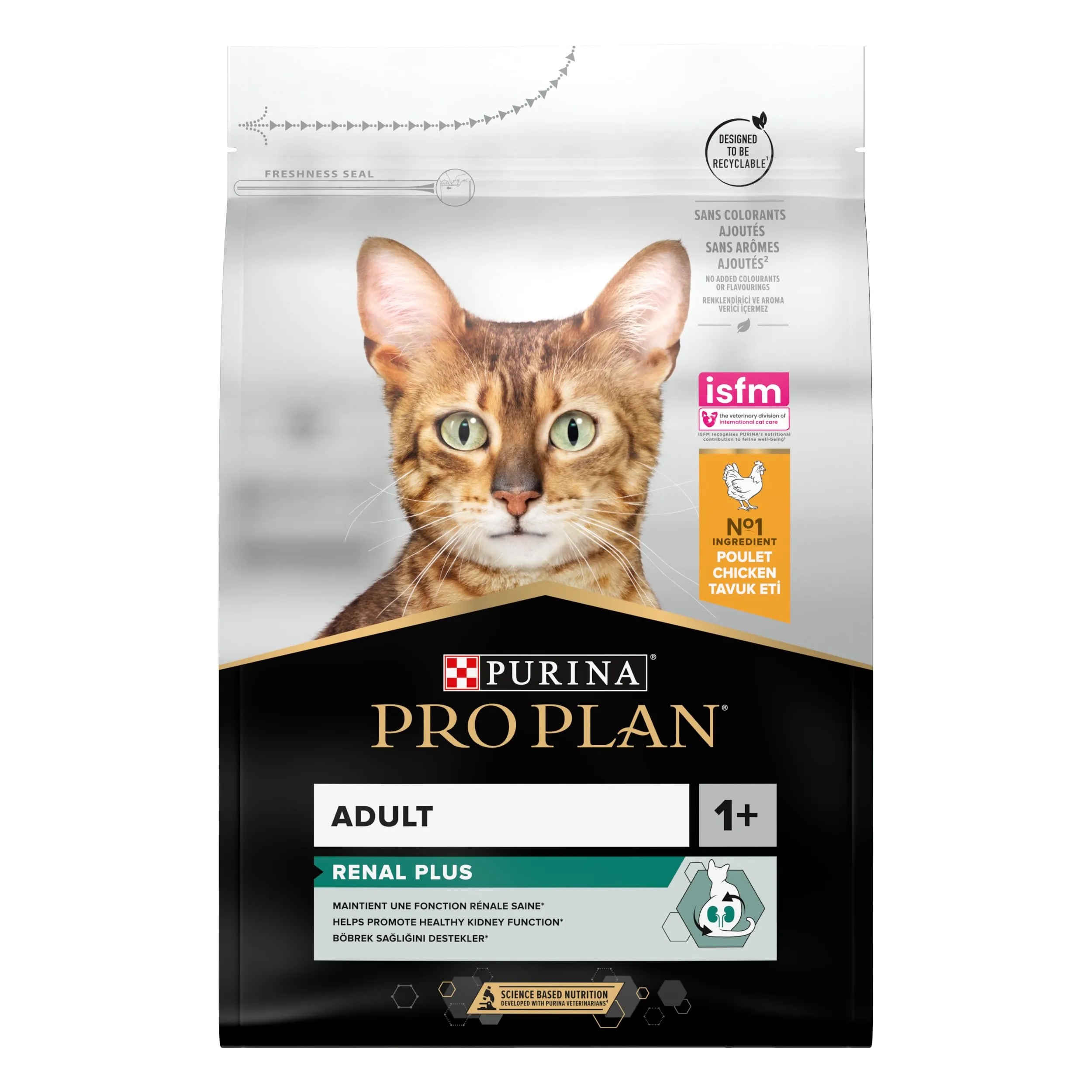 Purina Pro Plan Renal Plus Crocchette Gatti Adulti Ricco in Pollo 3kg - immagine 2