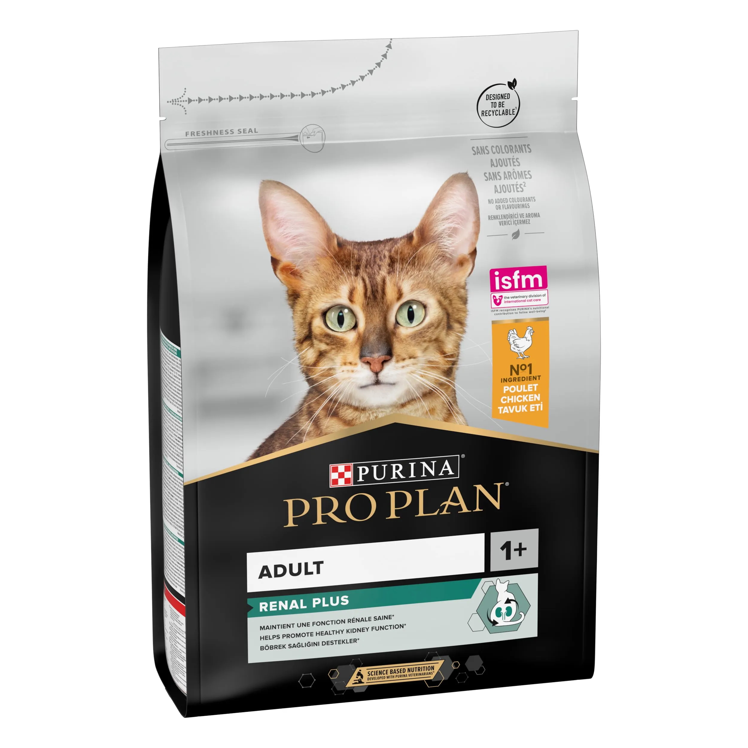 Purina Pro Plan Renal Plus Crocchette Gatti Adulti Ricco in Pollo 3kg - immagine 3