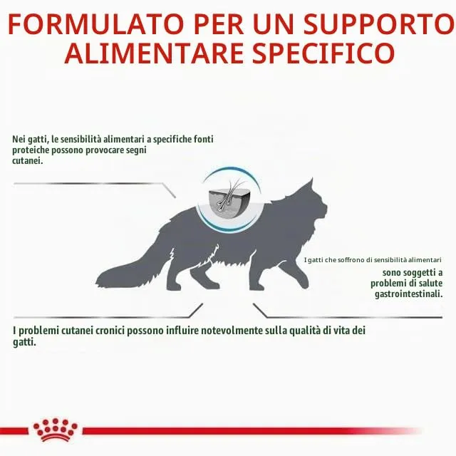 Royal Canin Veterinary Sensitivity Control Cat | 400 g | Alimento dietetico completo per gatti adulti | Può aiutare a ridurre i sintomi di intolleranza ai nutrienti | Con EPA e DHA - immagine 8