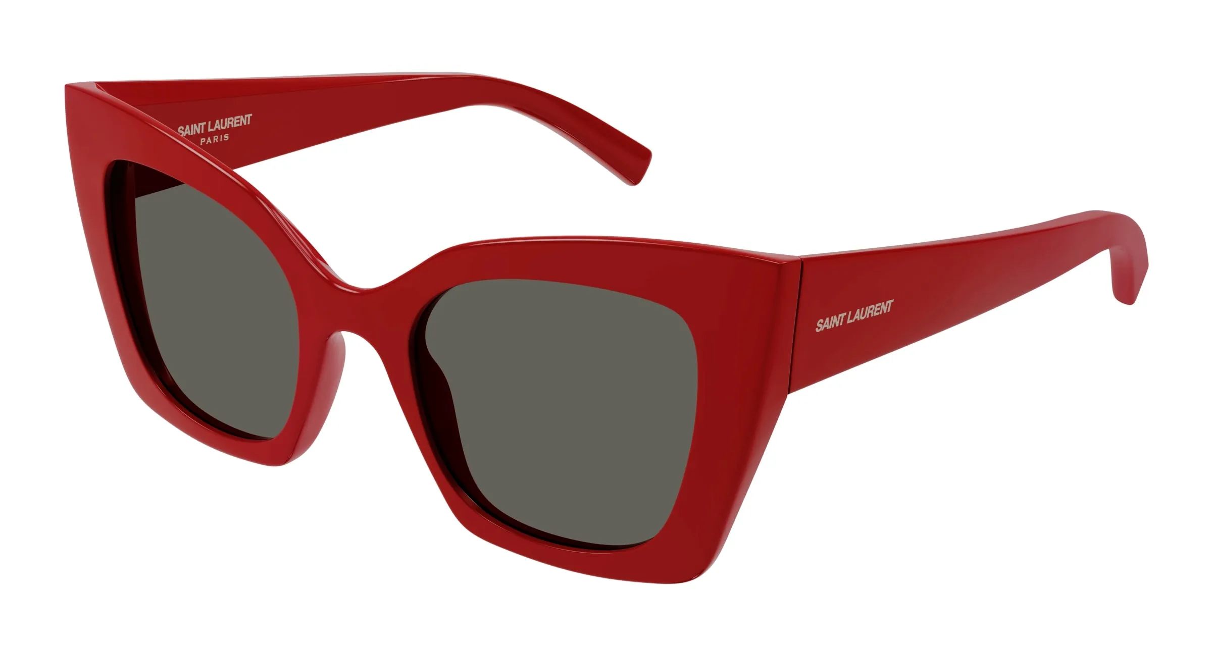 SAINT LAURENT SL 552 010 Occhiali da sole Rosso Grigio Cat Eye - immagine 1
