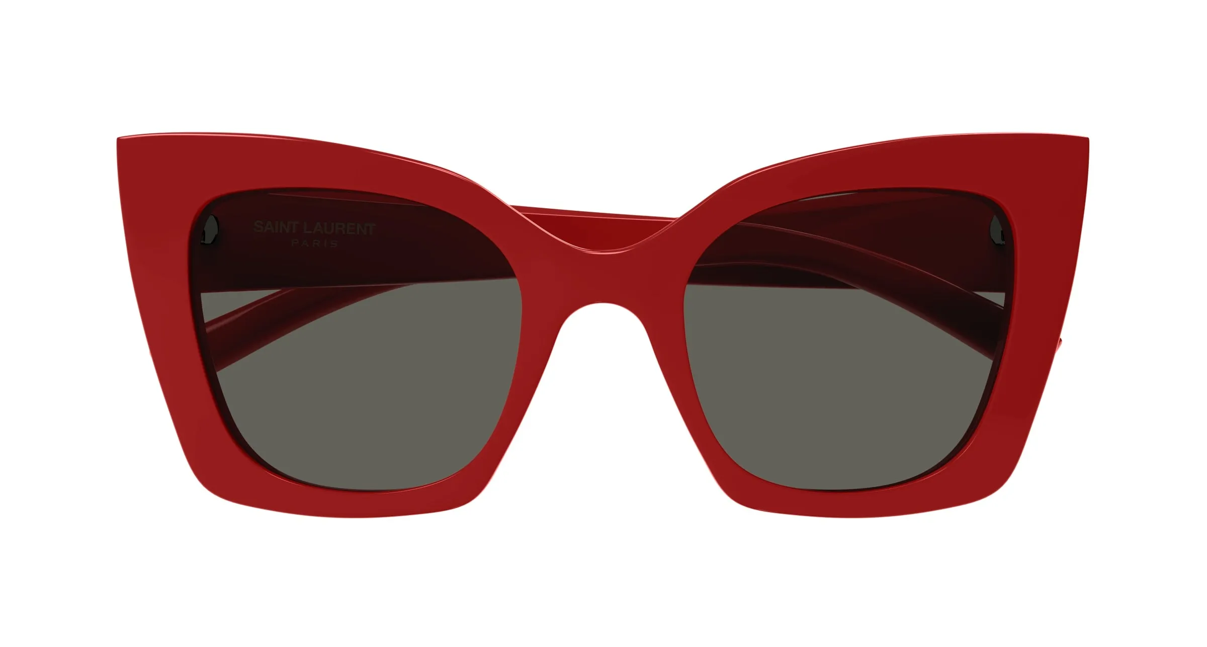 SAINT LAURENT SL 552 010 Occhiali da sole Rosso Grigio Cat Eye - immagine 2
