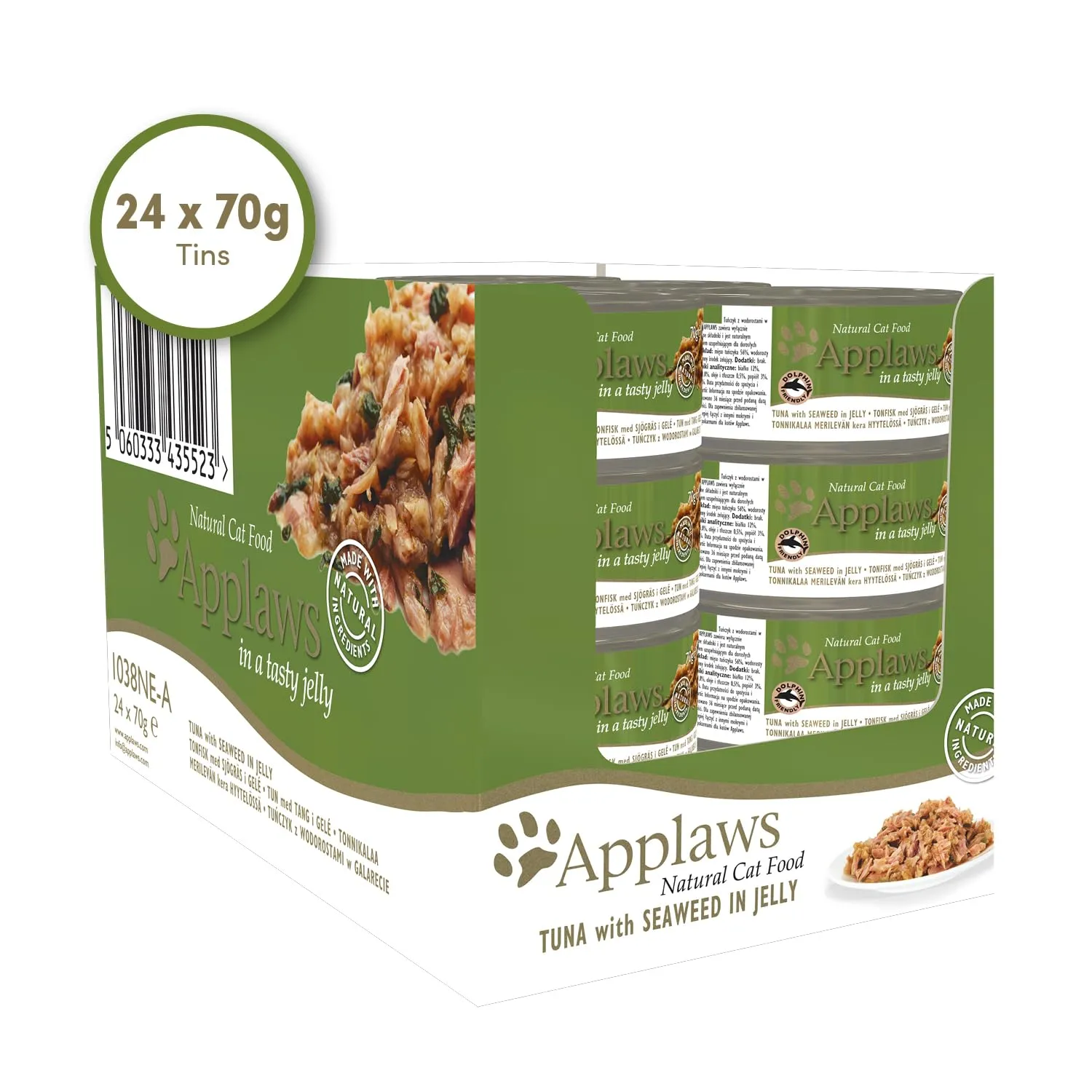 Applaws Cibo in Scatola per Gatti, Pollo, 24 x 70g - immagine 2