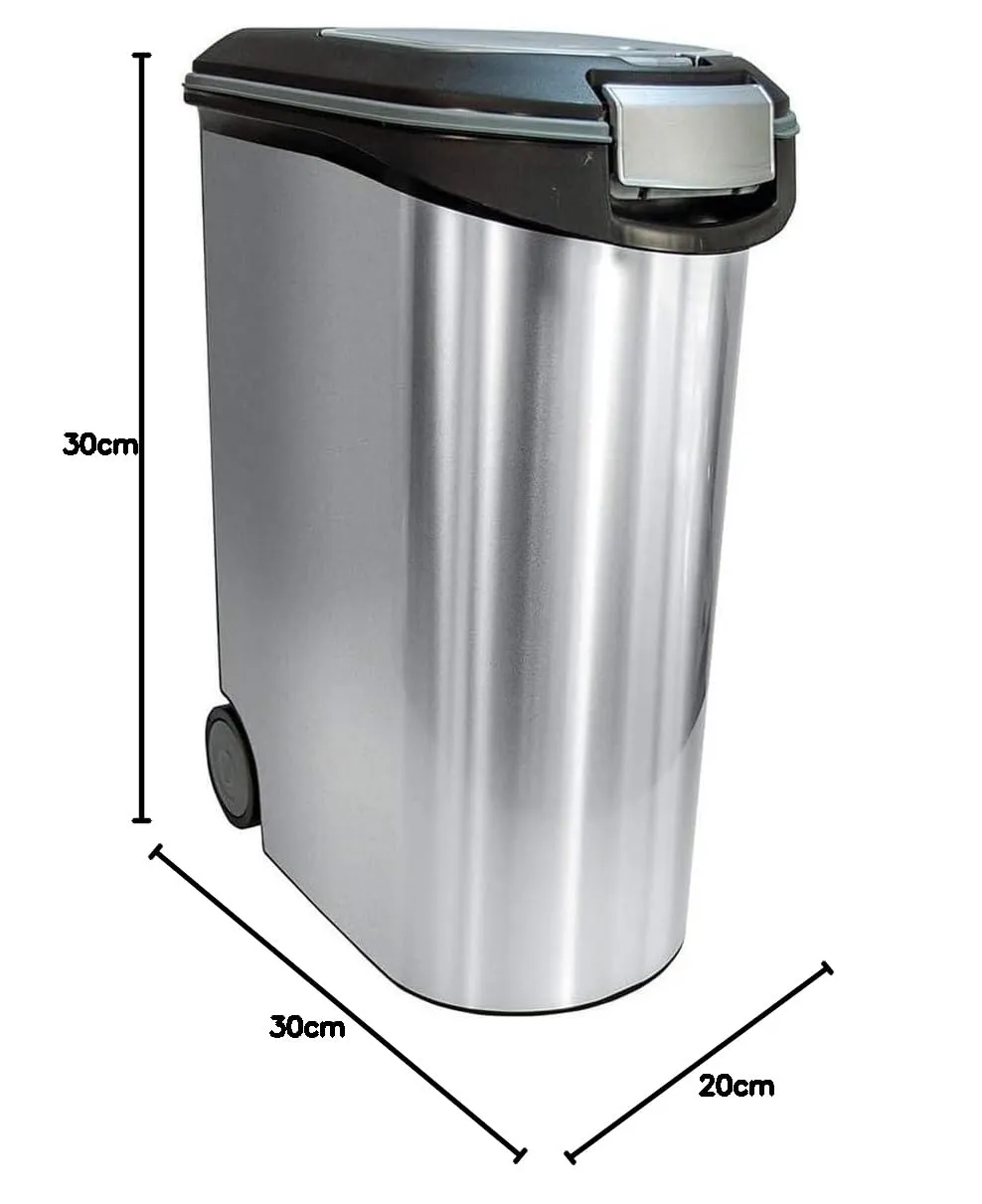 CURVER CONTENITORE PER ALIMENTI K&BZ Metallizzato 20KG 54L - immagine 4
