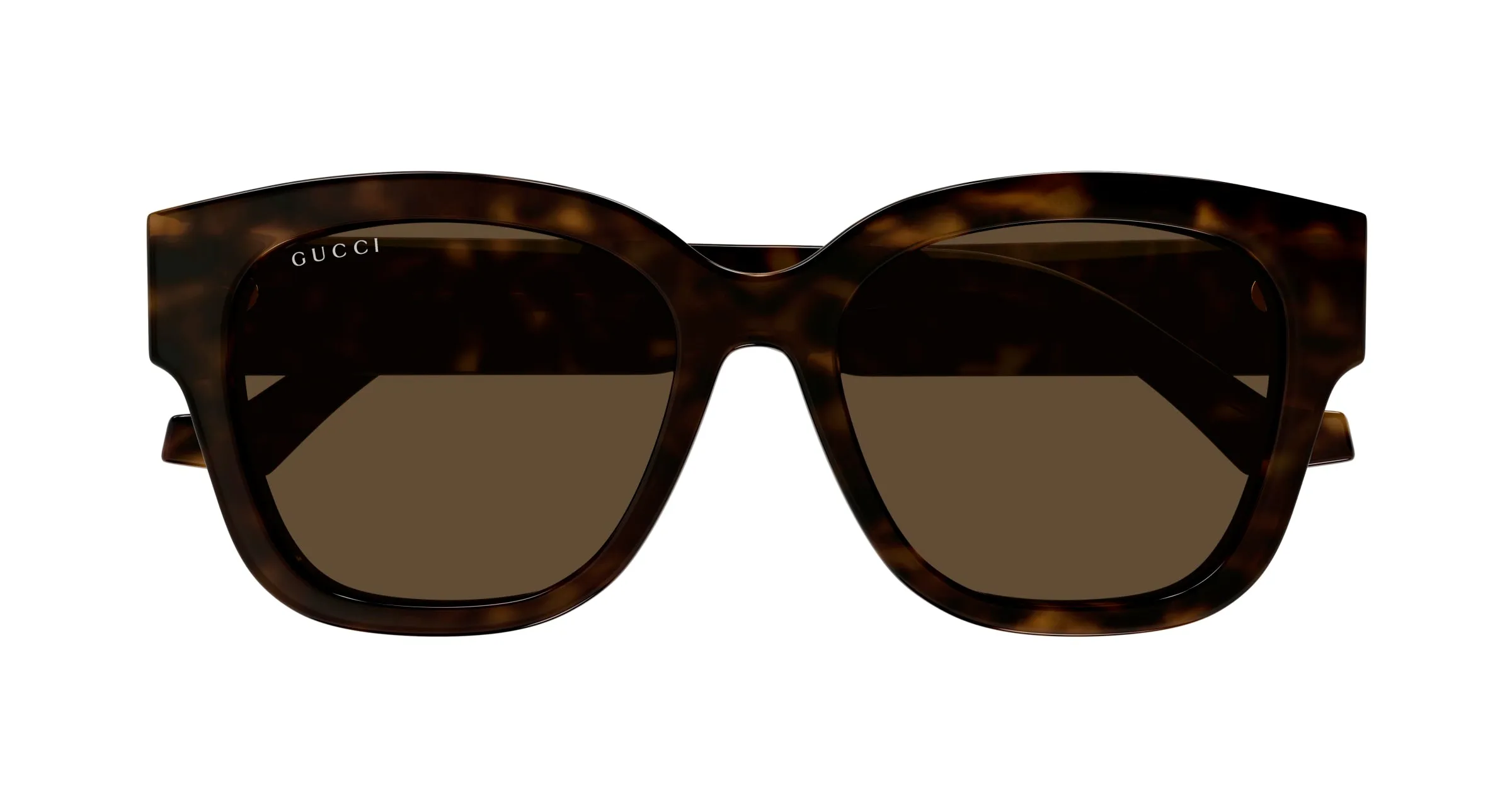 Gucci GG1550SK 002 Occhiali da sole Acetato Havana Marrone Rotonda - immagine 2