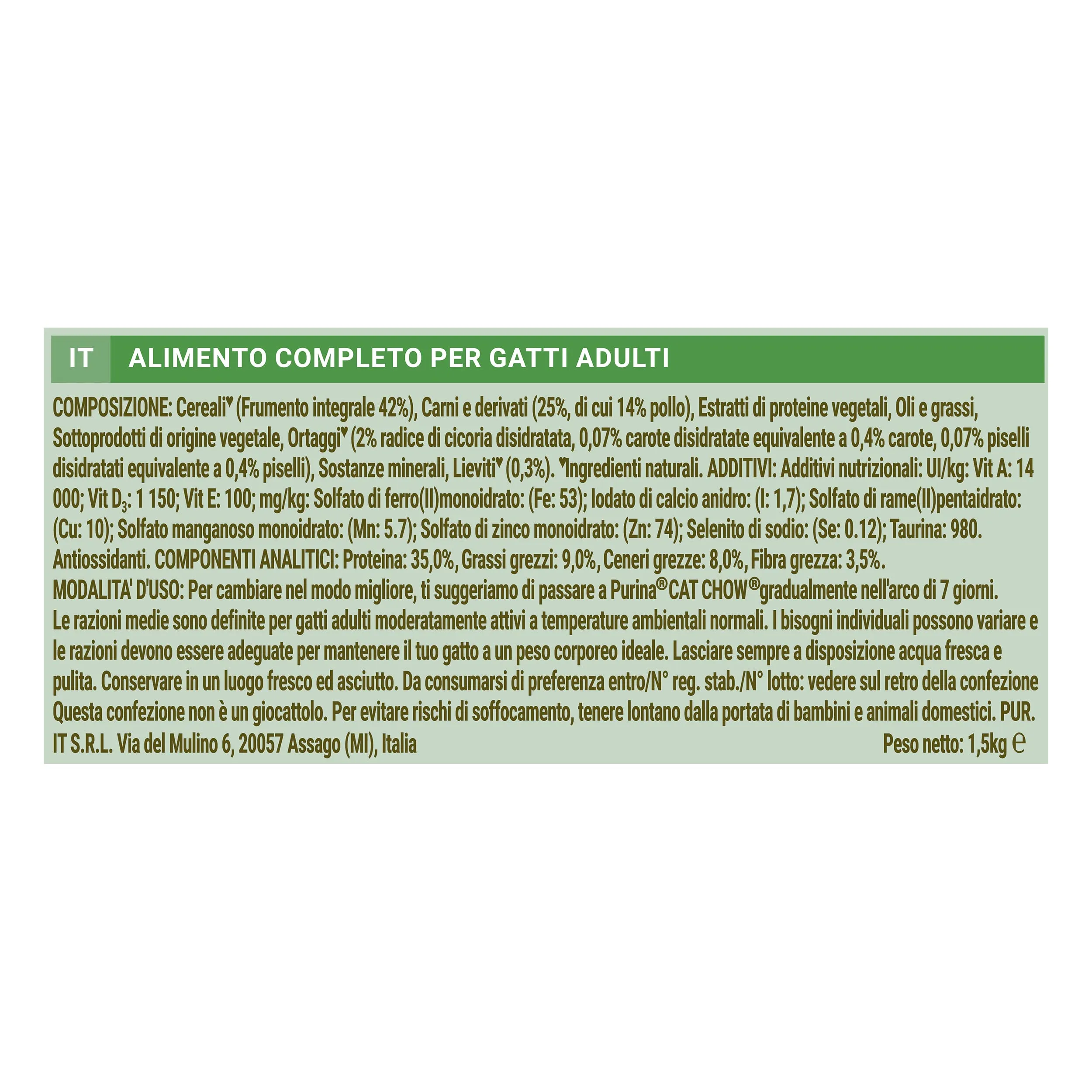 PURINA CAT CHOW Sterilized Crocchette per gatti adulti con Pollo, 6 sacchi da 1.5kg - immagine 5
