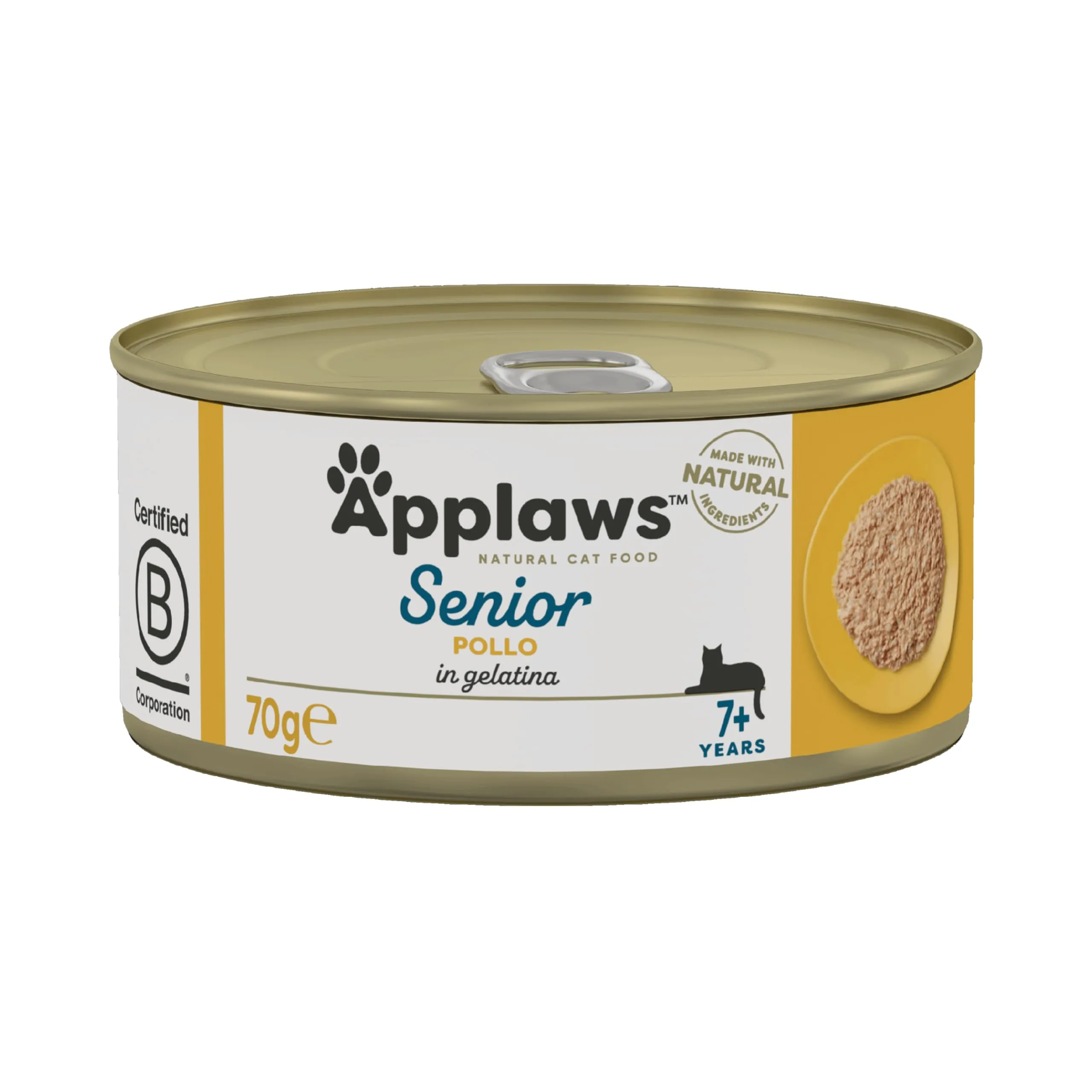 Applaws Cibo in Scatola per Gatti, Pollo, 24 x 70g - immagine 1