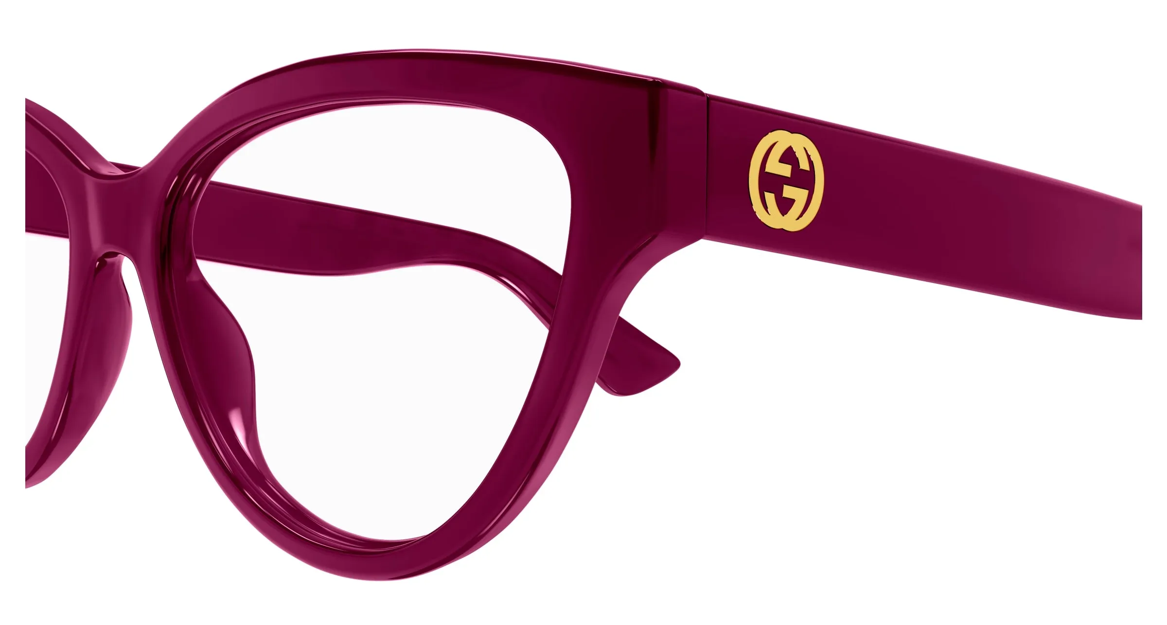 Gucci GG1581O 003 Montature da vista Iniettato Trasparente Rotonda - immagine 3