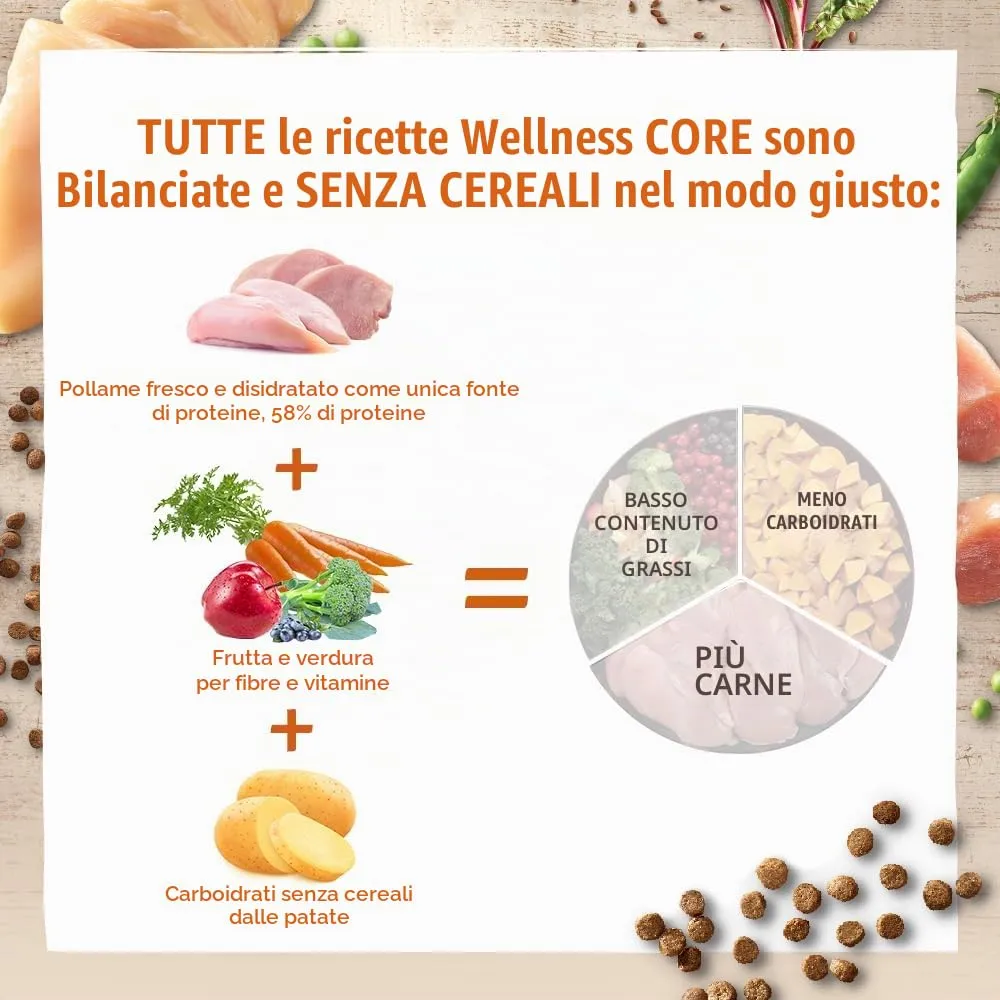Wellness CORE Gattino 300g, Pollo & Tacchino – Crocchette Per Gatti - immagine 4