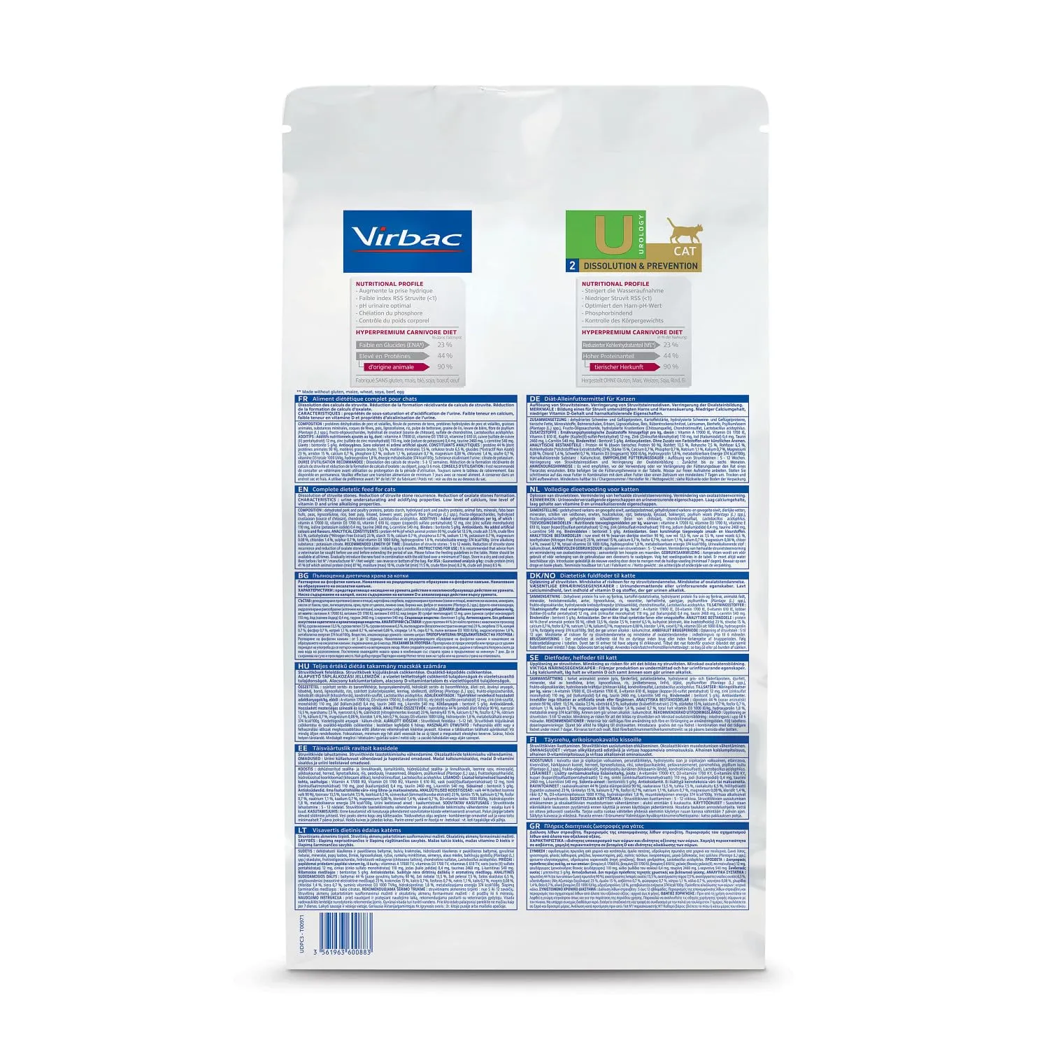 Veterinary HPM Cat Urologia Dissoluzione & Prevenzione - 3 kg - immagine 2