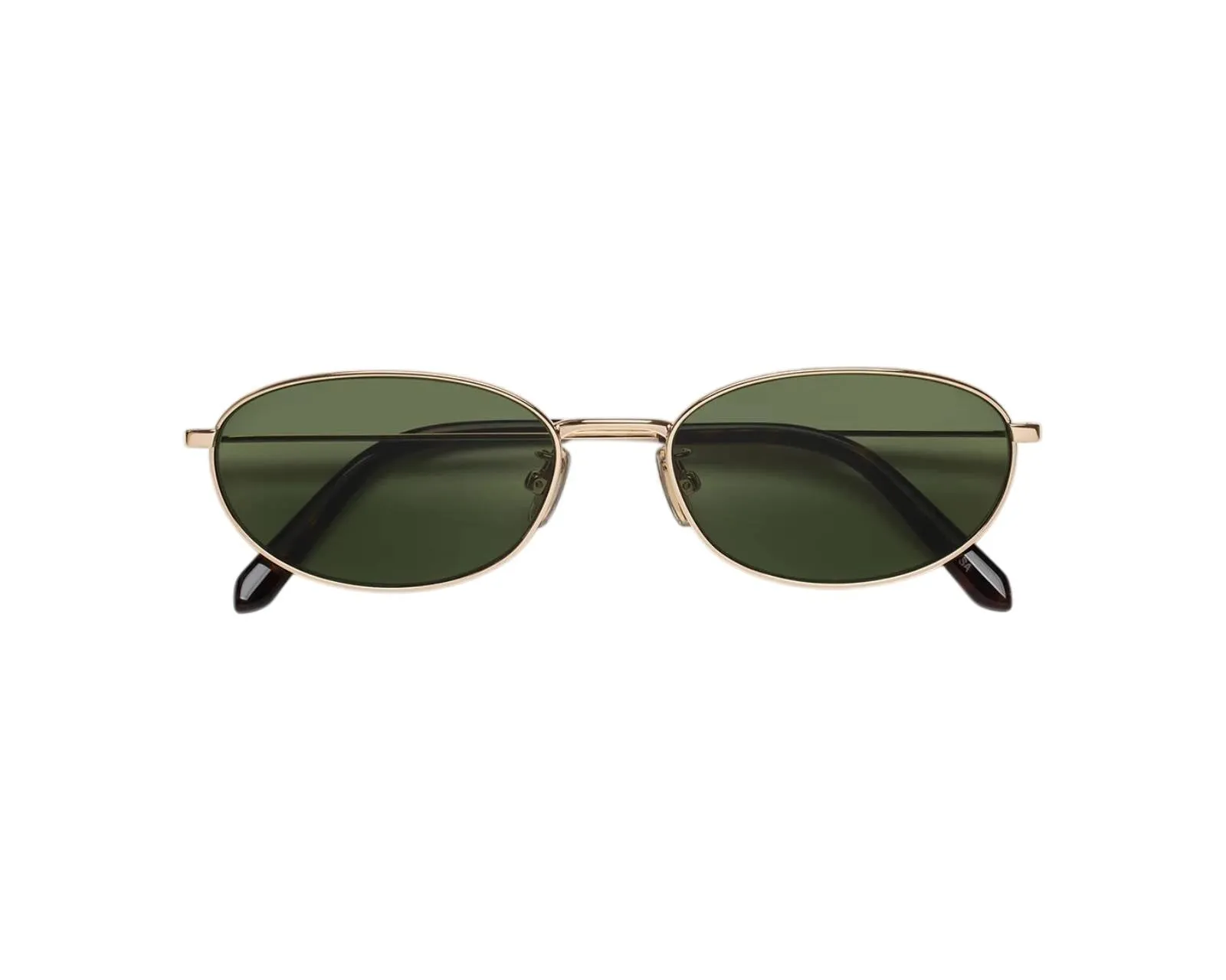 Retrosuperfuture GI9 UOVO CLASSICO Occhiali da sole Metallo Oro Verde Geometrica Normale - immagine 2