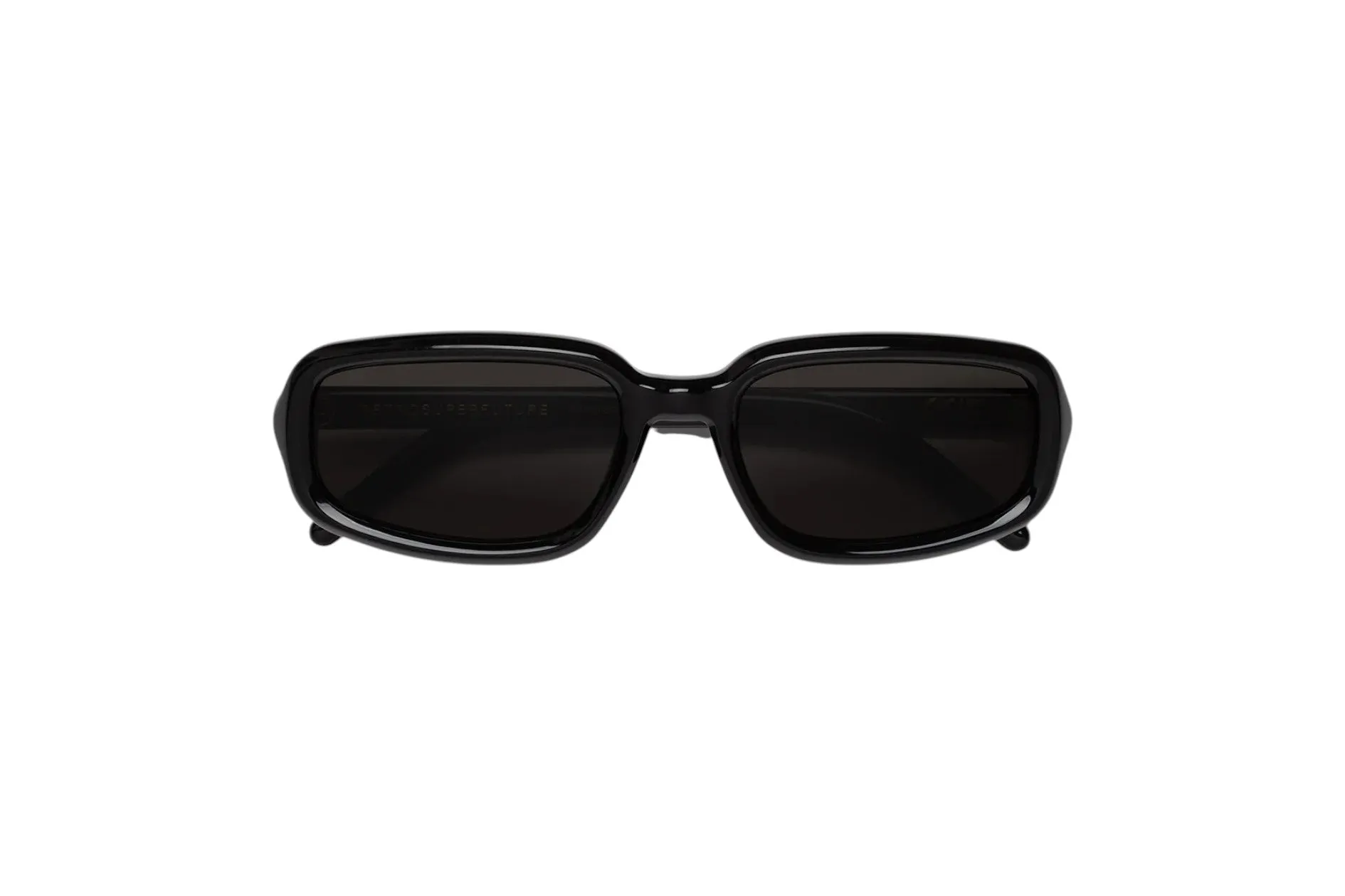 Retrosuperfuture 3Q6 TROLL BLACK Occhiali da sole Acetato Nero Nero Squadrata Normale - immagine 2