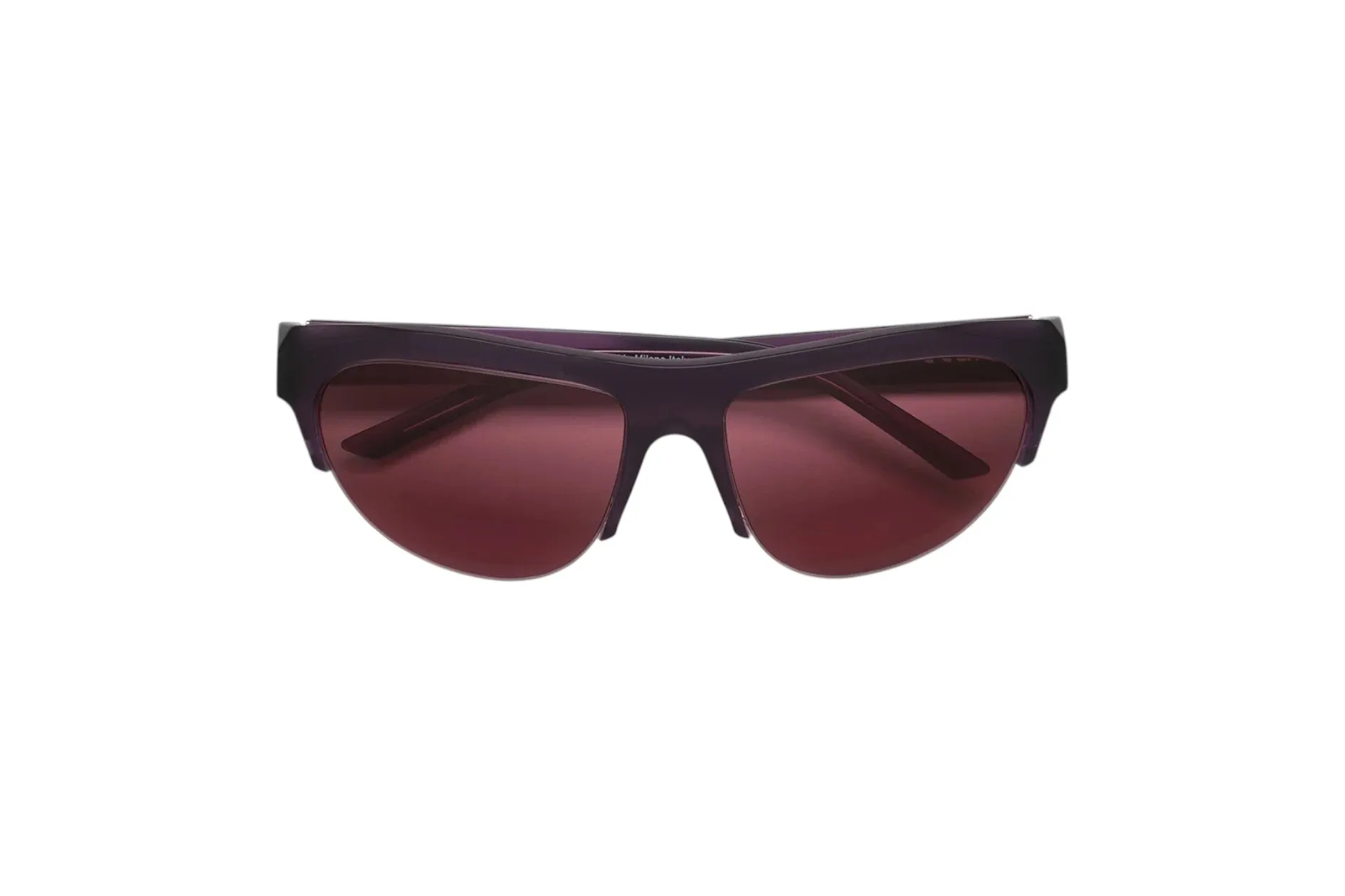 Retrosuperfuture RYV ORA MELANZANA Occhiali da sole Acetato Viola Viola Cat Eye Normale - immagine 2