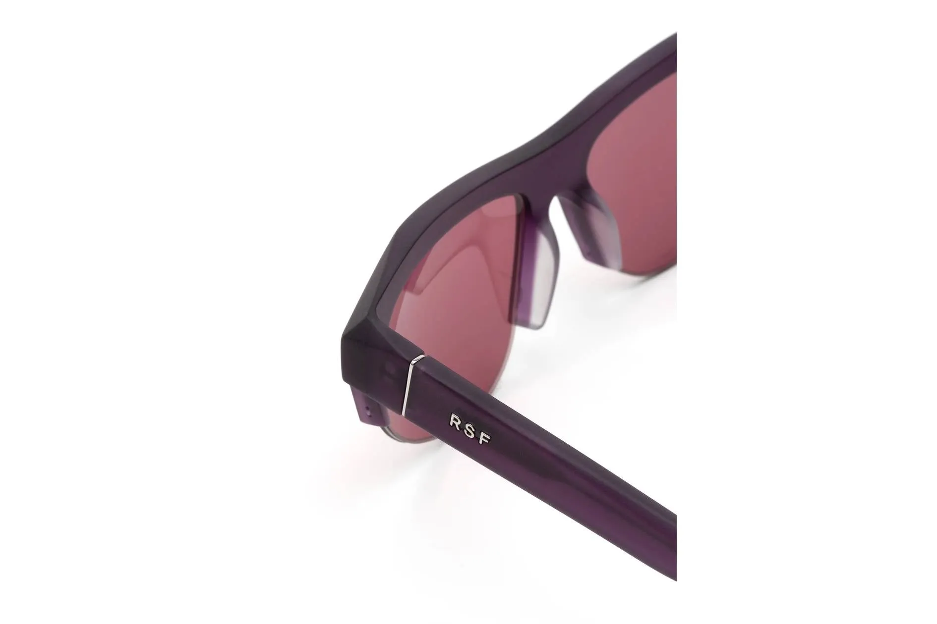 Retrosuperfuture RYV ORA MELANZANA Occhiali da sole Acetato Viola Viola Cat Eye Normale - immagine 3