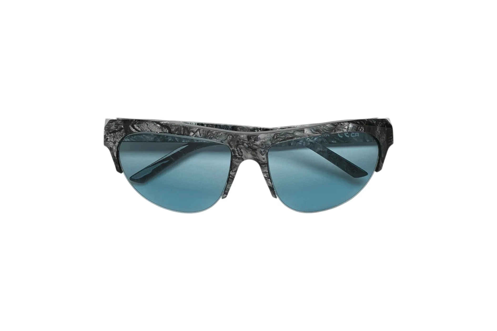 Retrosuperfuture XRC ORA GRANITO Occhiali da sole Acetato Grigio Blu Cat Eye Normale - immagine 2