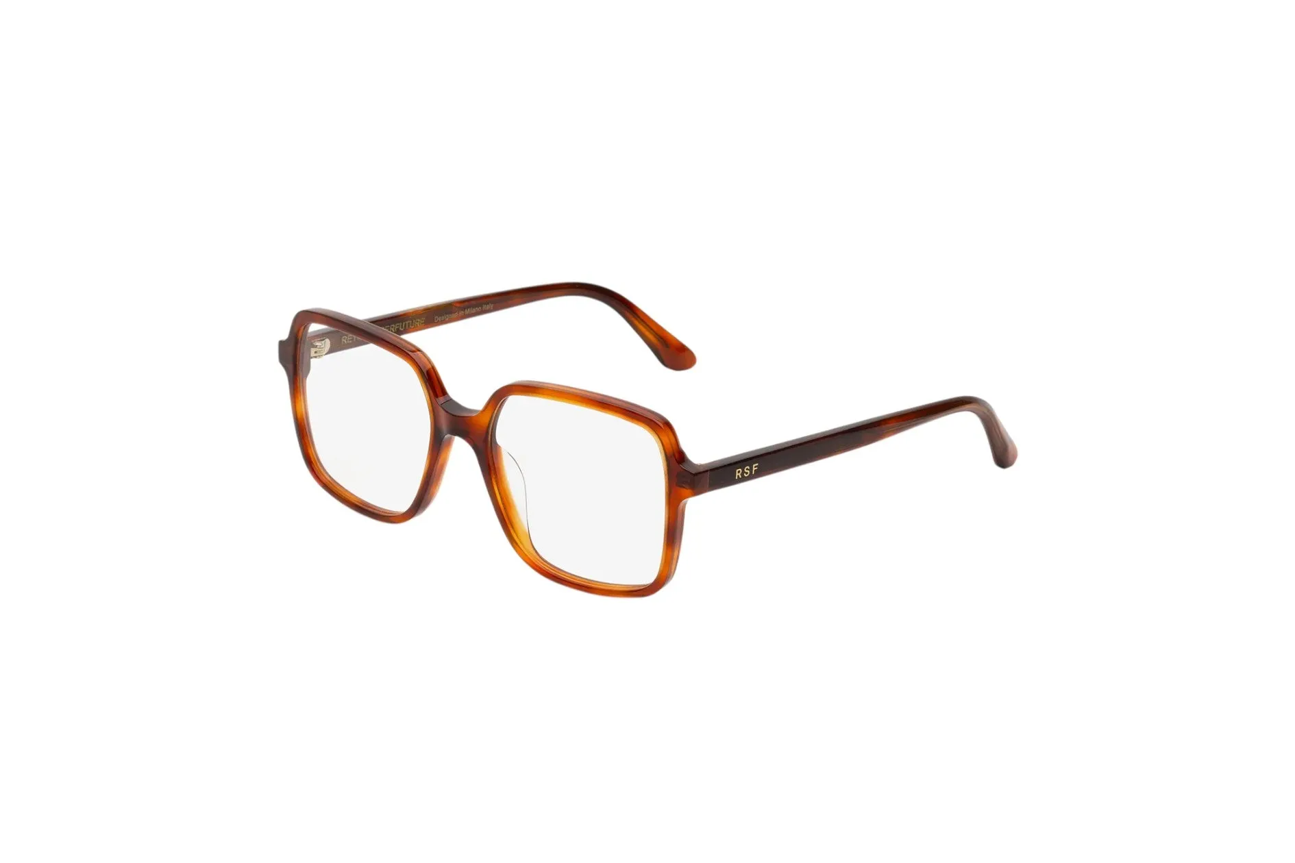 Retrosuperfuture N8H NUMERO 149 TABACCO Montature da vista Acetato Havana Squadrata - immagine 1