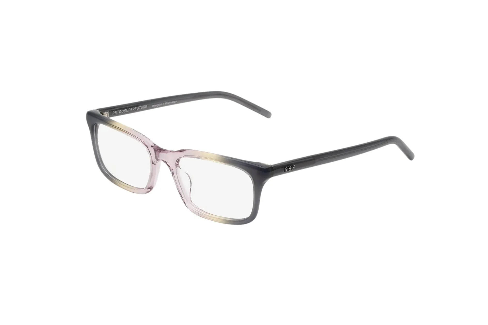 Retrosuperfuture EQO NUMERO 146 SIDE FADE Montature da vista Acetato Verde Squadrata - immagine 1