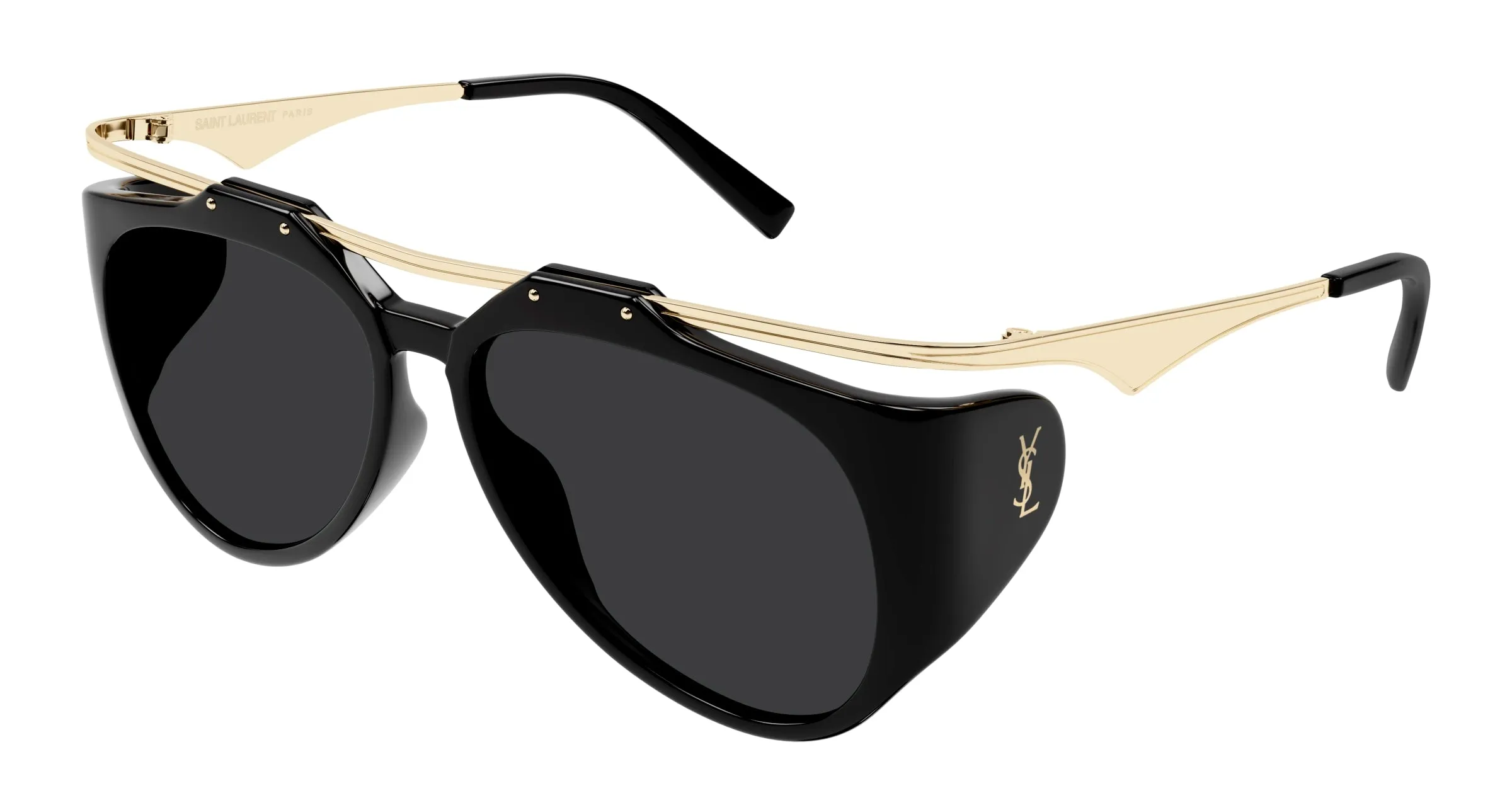 SAINT LAURENT SL M137 AMELIA 001 Occhiali da sole Bio-iniettato Nero Nero Pilot - immagine 1
