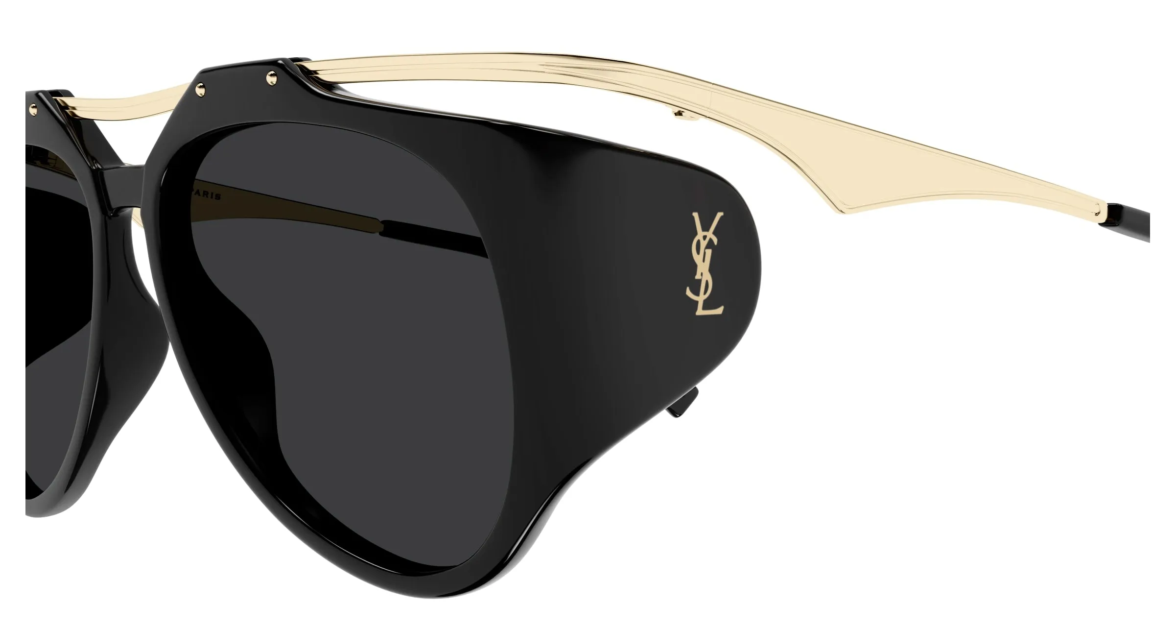 SAINT LAURENT SL M137 AMELIA 001 Occhiali da sole Bio-iniettato Nero Nero Pilot - immagine 3