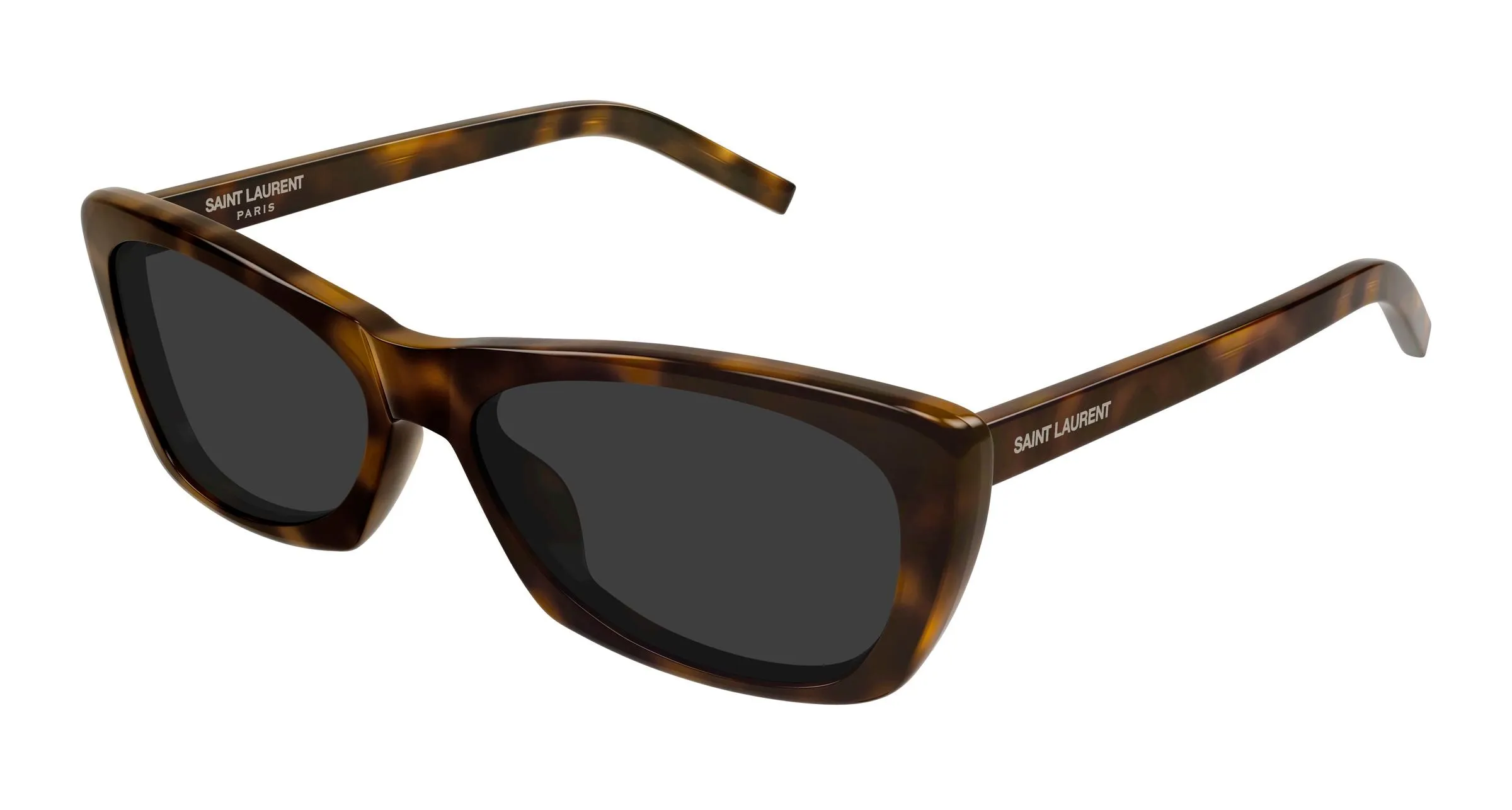 SAINT LAURENT SL 613 007 Occhiali da sole Acetato Havana Grigio Cat Eye - immagine 1