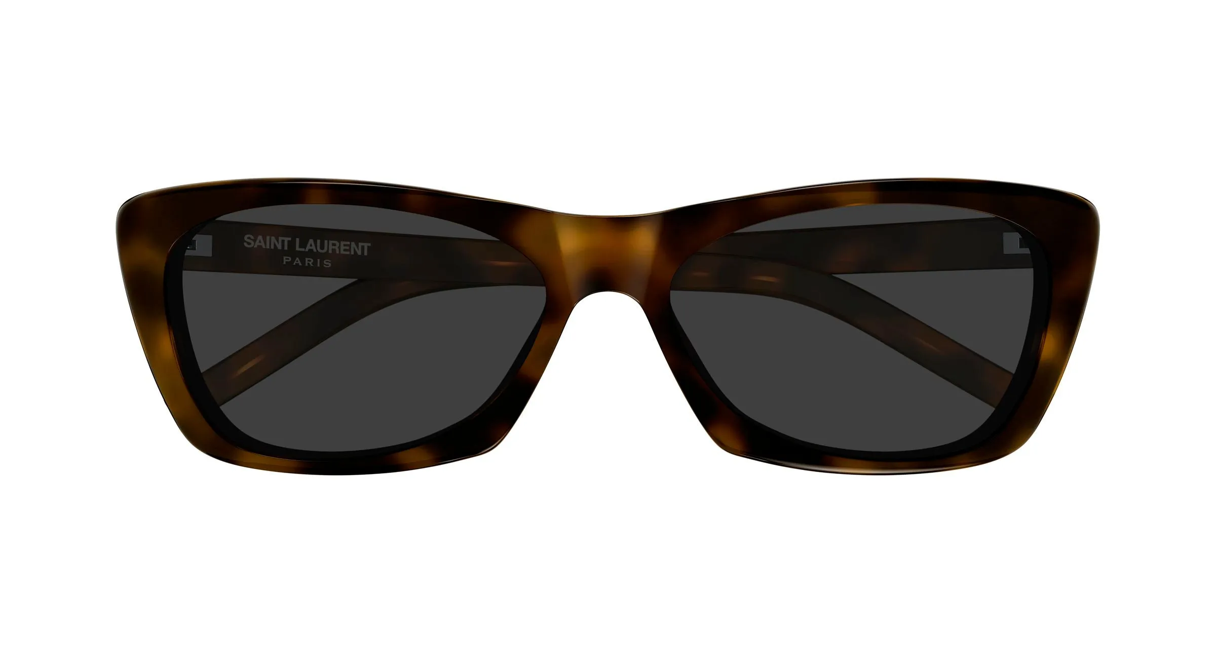 SAINT LAURENT SL 613 007 Occhiali da sole Acetato Havana Grigio Cat Eye - immagine 2