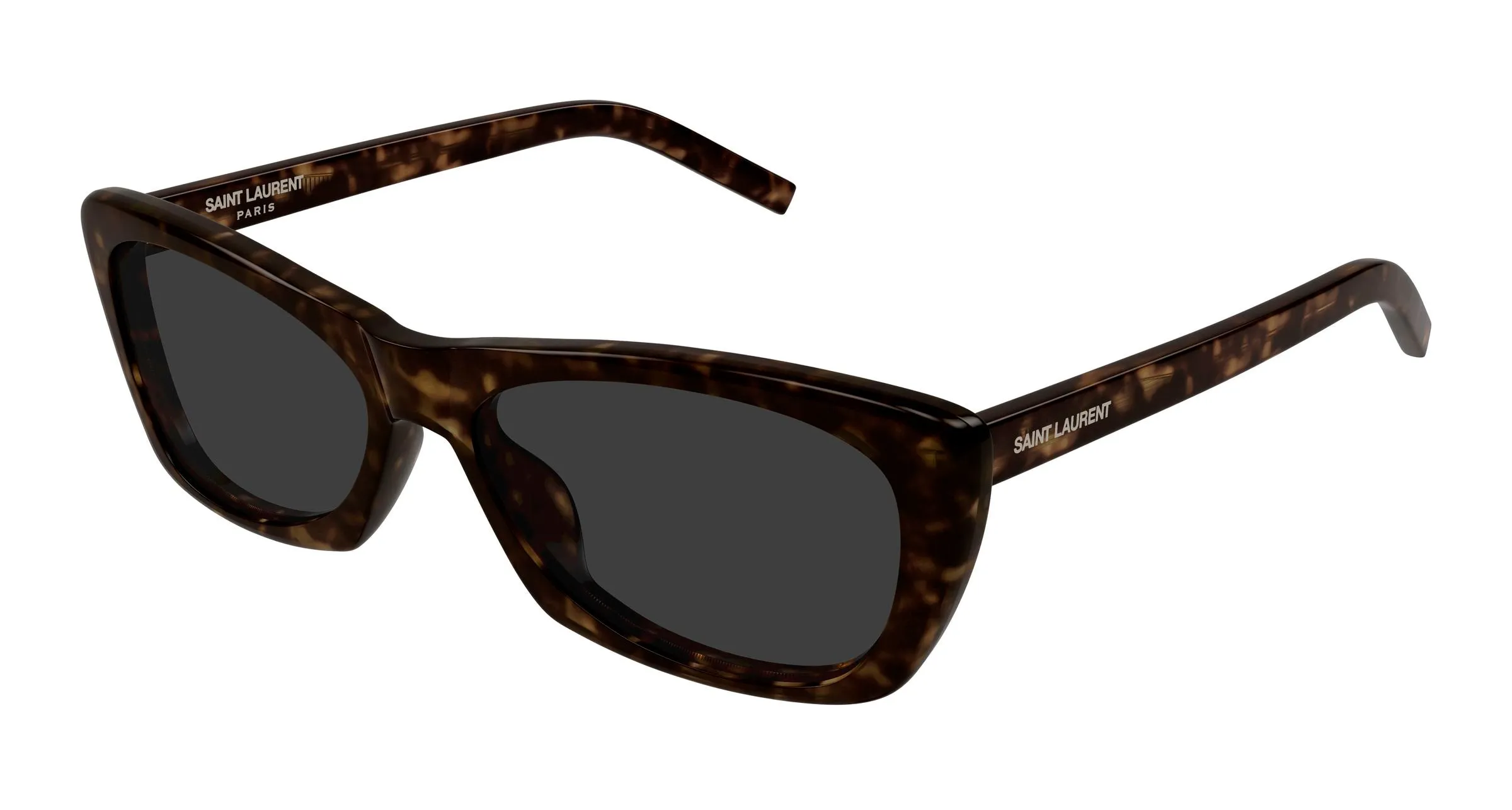 SAINT LAURENT SL 613 006 Occhiali da sole Acetato Havana Grigio Cat Eye - immagine 1