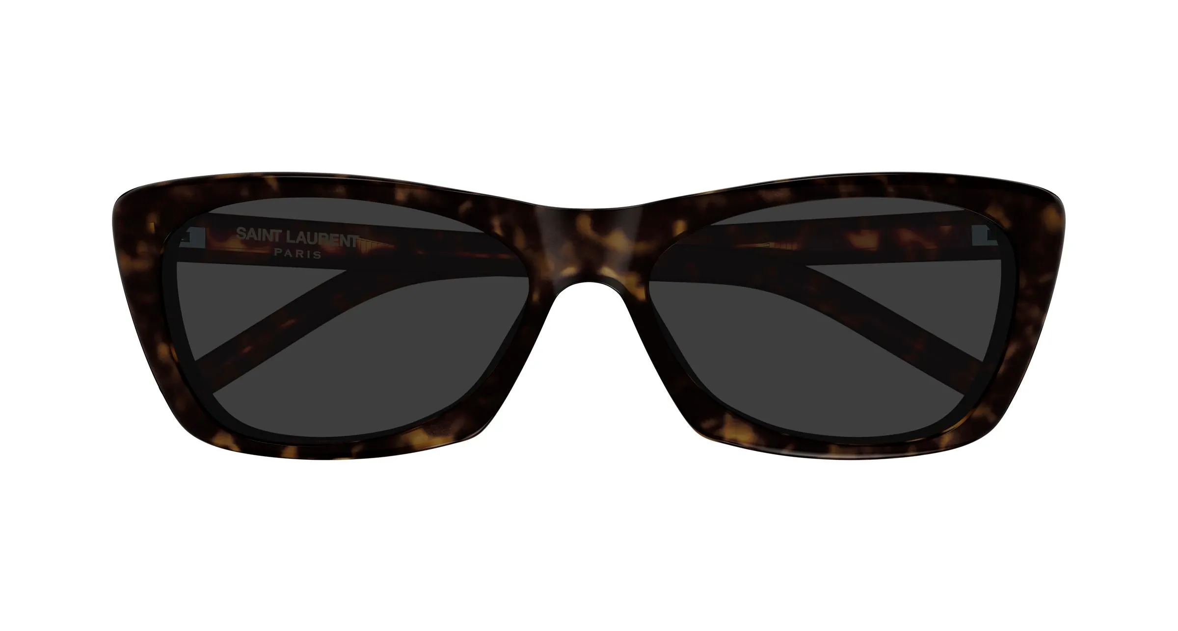 SAINT LAURENT SL 613 006 Occhiali da sole Acetato Havana Grigio Cat Eye - immagine 2