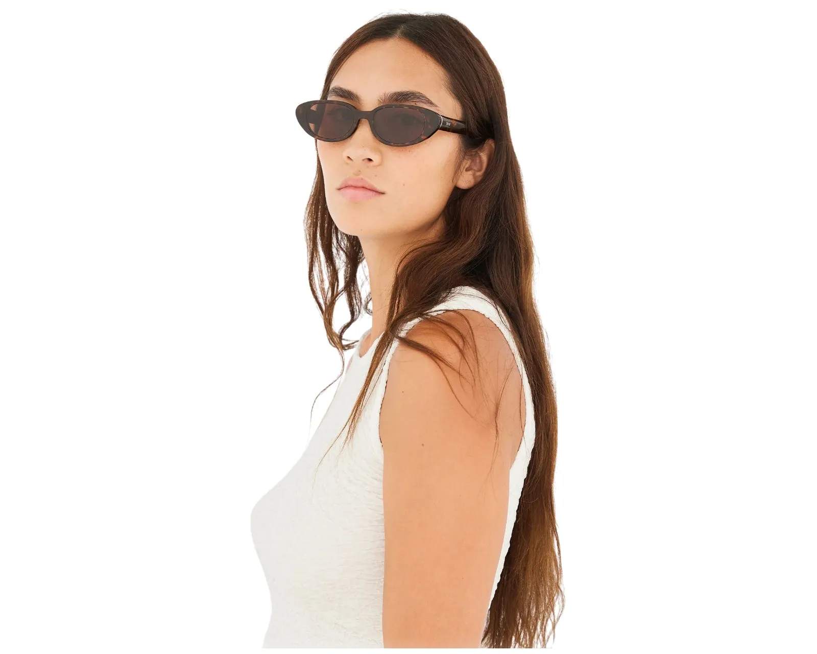 Retrosuperfuture UBL VEGA BURNT HAVANA Occhiali da sole Acetato Havana Marrone Geometrica Normale - immagine 4