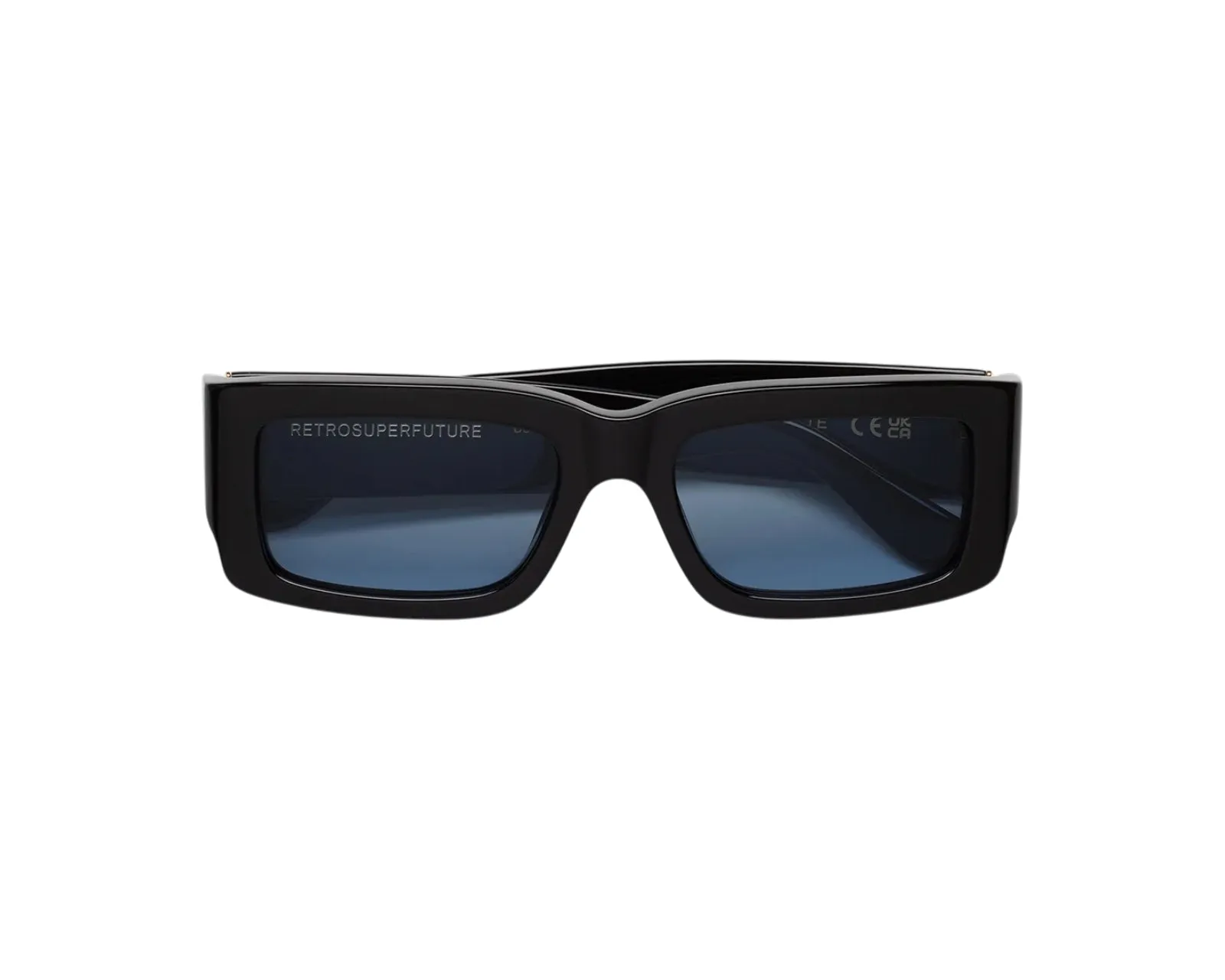 Retrosuperfuture ONS NOTTE AZURE Occhiali da sole Acetato Nero Blu Squadrata Normale - immagine 2
