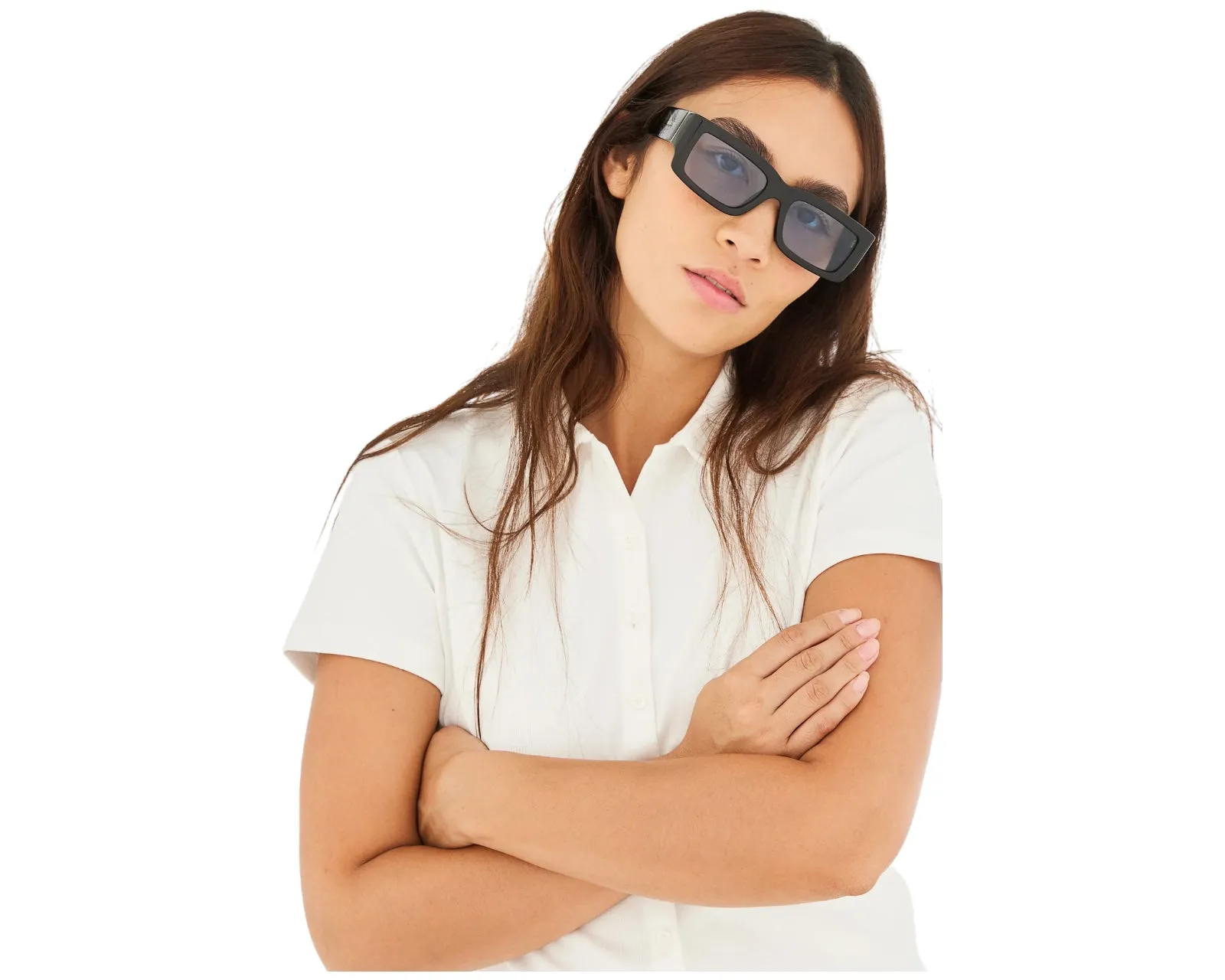 Retrosuperfuture ONS NOTTE AZURE Occhiali da sole Acetato Nero Blu Squadrata Normale - immagine 4