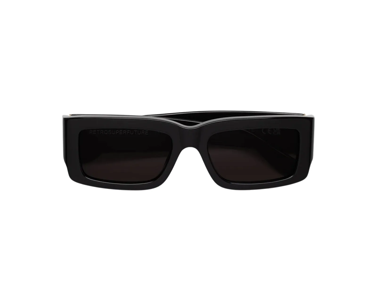 Retrosuperfuture 47X NOTTE BLACK Occhiali da sole Acetato Nero Nero Squadrata Normale - immagine 2