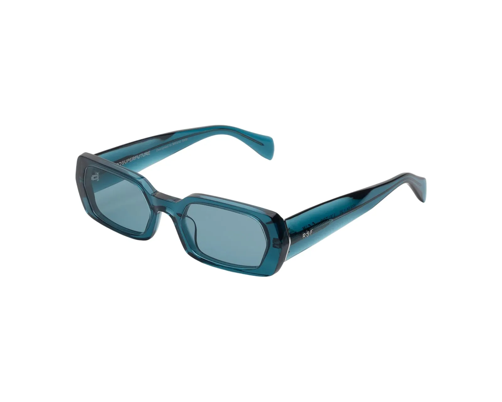Retrosuperfuture VX3 L'ALTRO TEAL Occhiali da sole Acetato Blu Azzurro Squadrata Normale - immagine 1
