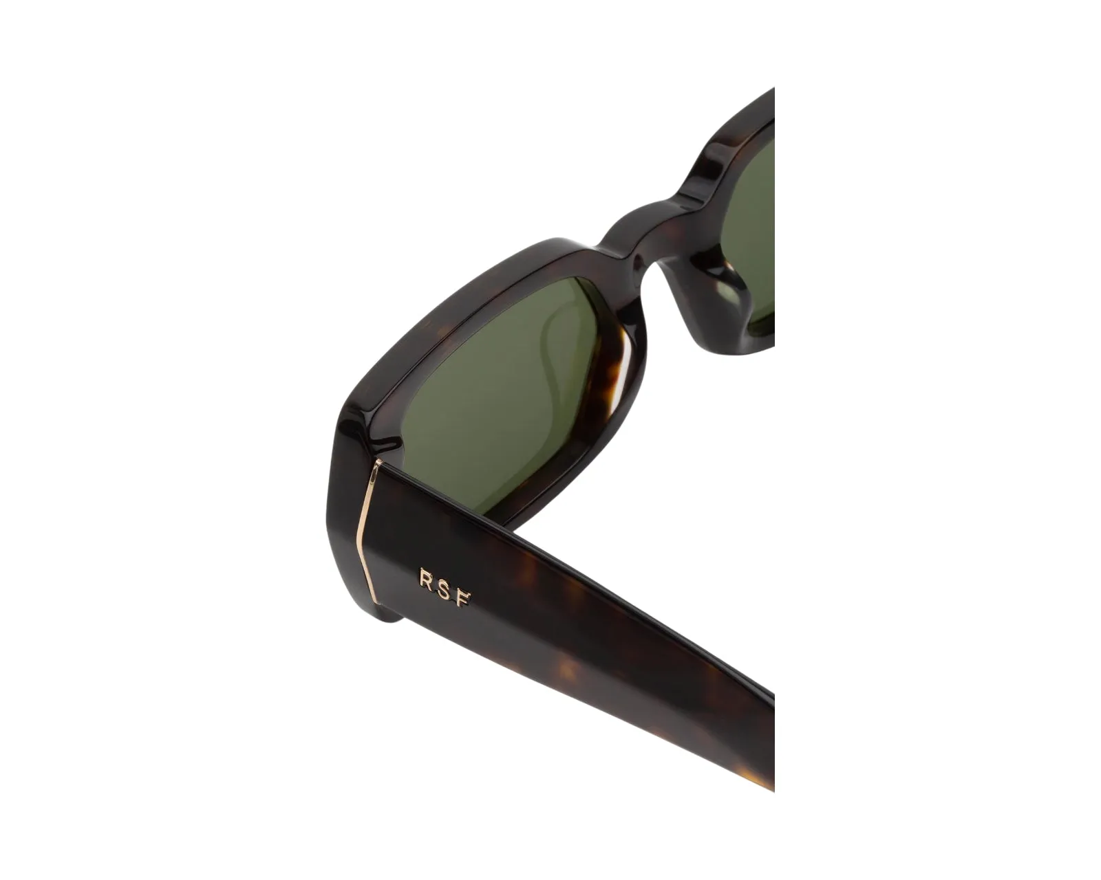 Retrosuperfuture ST6 L'ALTRO HAVANA Occhiali da sole Acetato Havana Verde Squadrata Normale - immagine 3