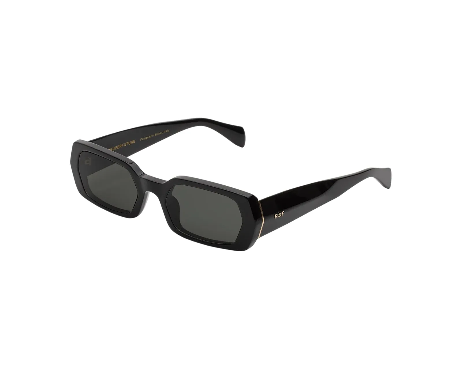 Retrosuperfuture DHP L'ALTRO BLACK Occhiali da sole Acetato Nero Nero Squadrata Normale - immagine 1