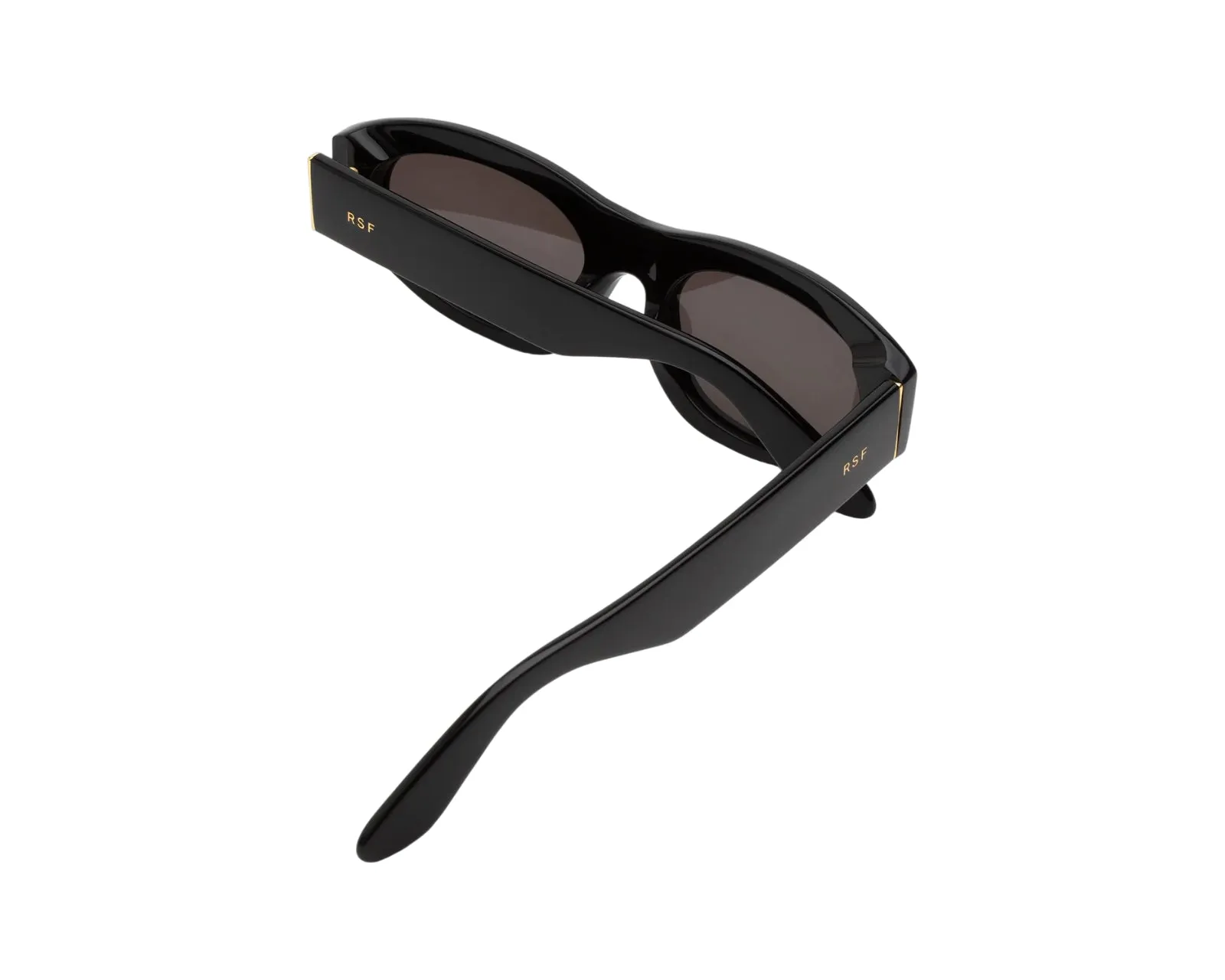 Retrosuperfuture QRV CINEMA VINTAGE BROWN Occhiali da sole Acetato Nero Marrone Geometrica Normale - immagine 3
