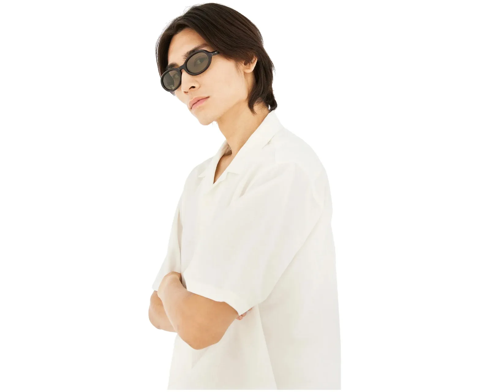 Retrosuperfuture 4OK CHERRY HAVANA Occhiali da sole Acetato Havana Verde Geometrica Normale - immagine 4