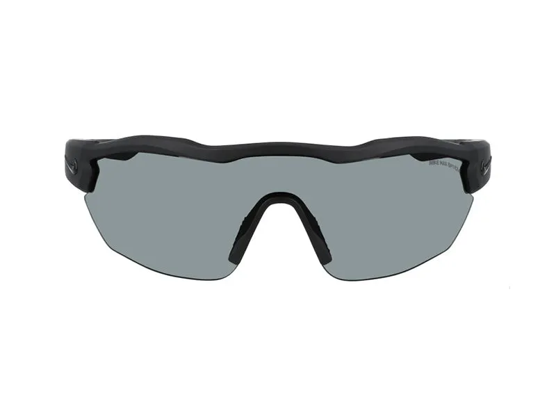 Nike NIKE SHOW X3 ELITE L DJ5558 011 Occhiali da sole Plastica Nero Grigio Avvolgente Normale - immagine 2