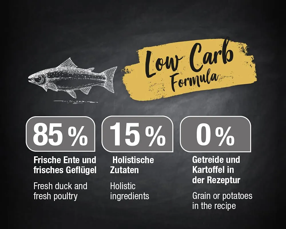 Leonardo fresh Salmon [250g] Cibo per gatti | Cibo secco per gatti con 85% di carne fresca | Alimento completo per gatti adulti di tutte le razze di almeno 1 anno - immagine 2