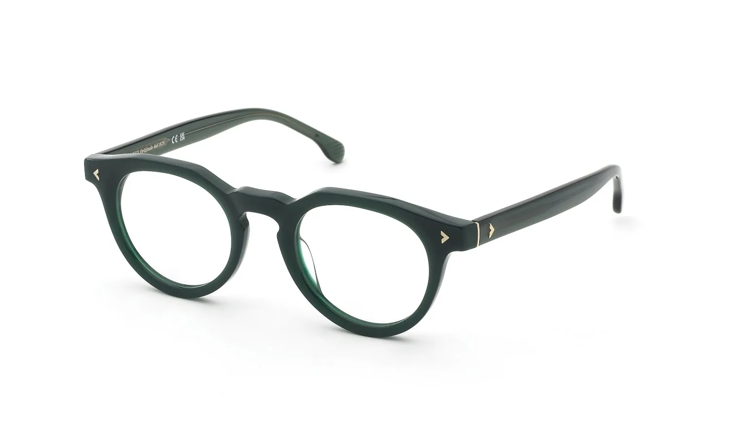 Lozza VL4409 SASSARI 4 06WT Montature da vista Acetato Verde Pantos - immagine 1