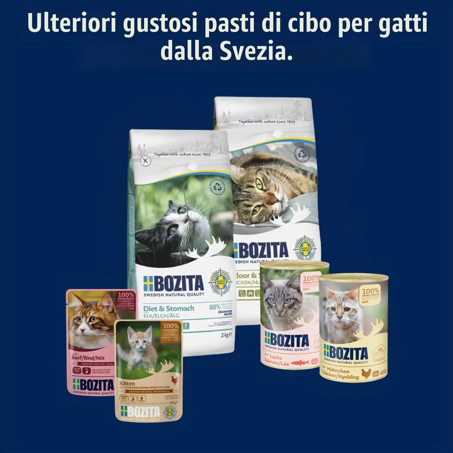 Bozita Tetra - Tetra in salsa con pollo e tacchino, 6 x 370 g - immagine 6