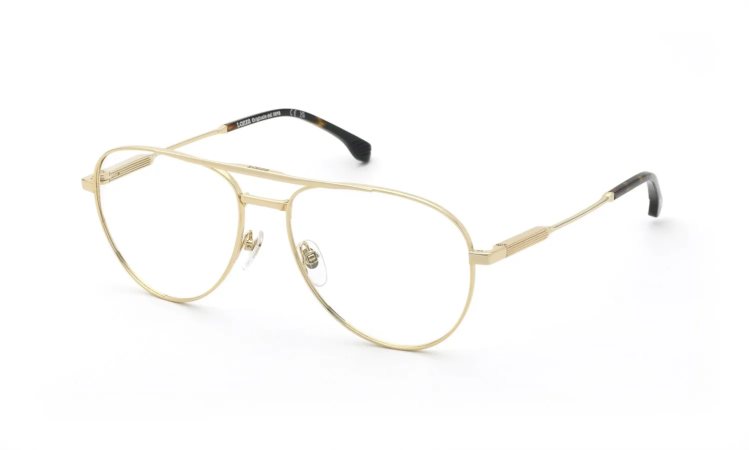 Lozza VL2440 GALLIPOLI 6 300 Montature da vista Metallo Oro Pilot - immagine 1