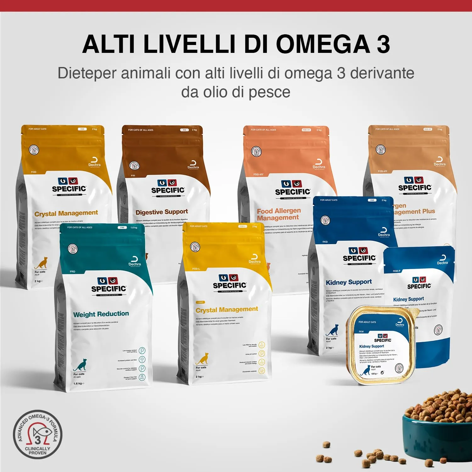 SPECIFIC® Digestive Support (FID) - 2kg - Crocchette per gatti di tutte le età - Rafforza la flora intestinale - Ricco di vitamine e minerali - Arricchito con postbiotici - DECHRA Veterinary Products - immagine 4