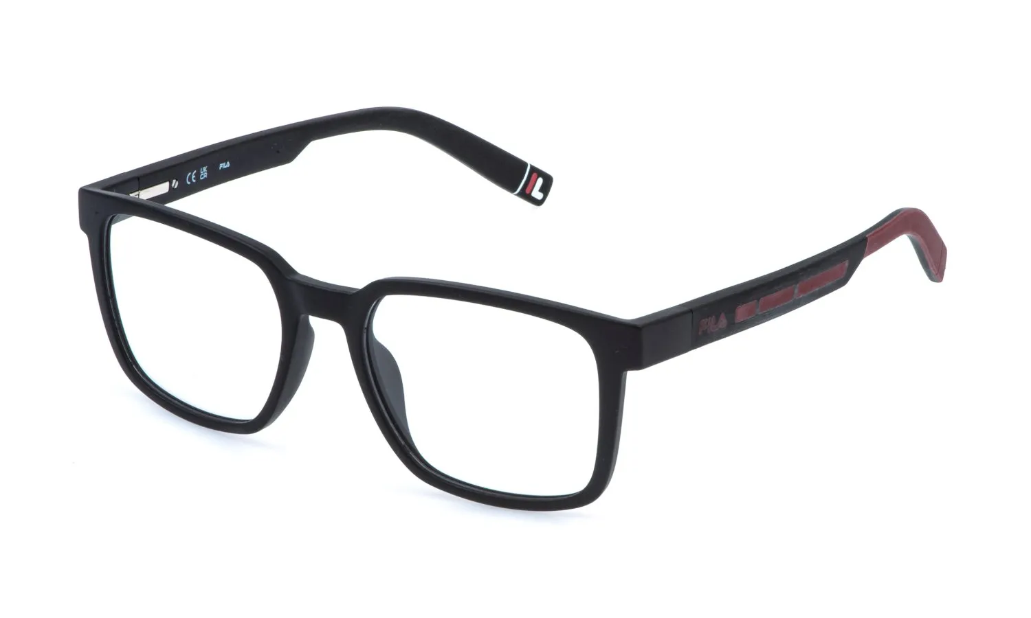Fila VFIA90 0U28 Montature da vista Iniettato Nero Squadrata - immagine 1